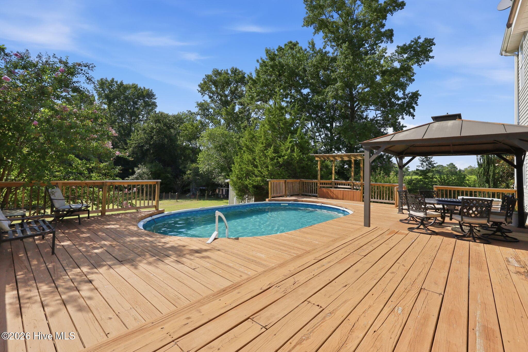 Back Deck - 1284 L Cooper Road, Cameron, NC 28326