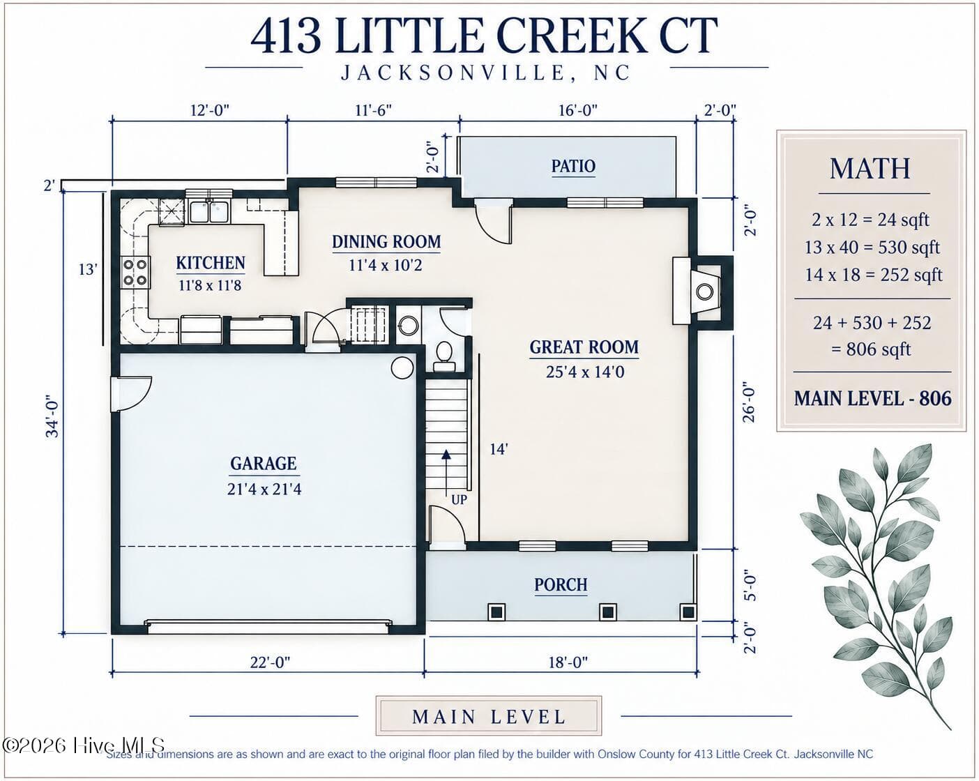 Single Family Residence at 413 Little Creek Court, Jacksonville, NC 28546, photo 51 of 52
