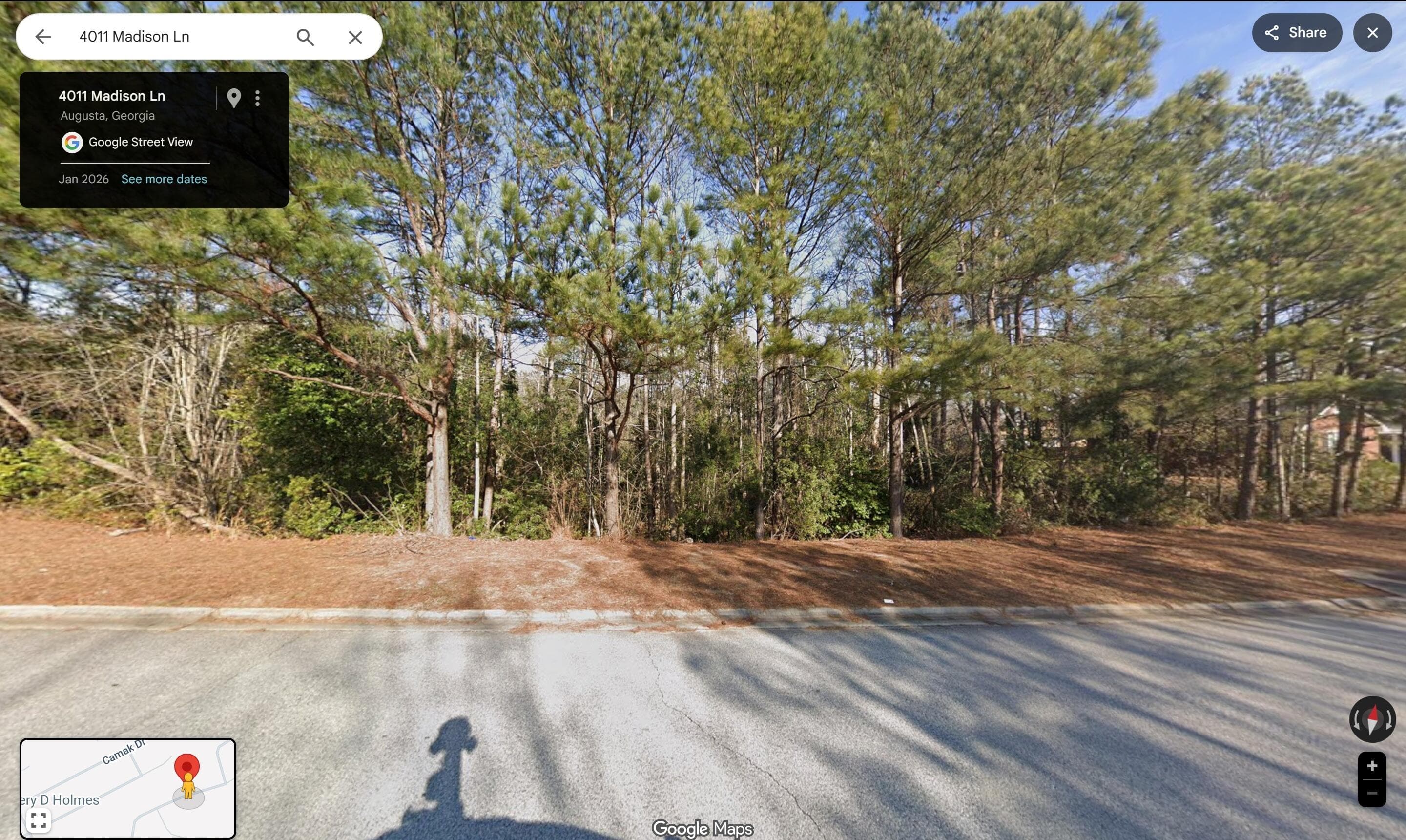 Undeveloped at 4011 Madison Lane, Augusta, GA 30909, photo 2 of 4