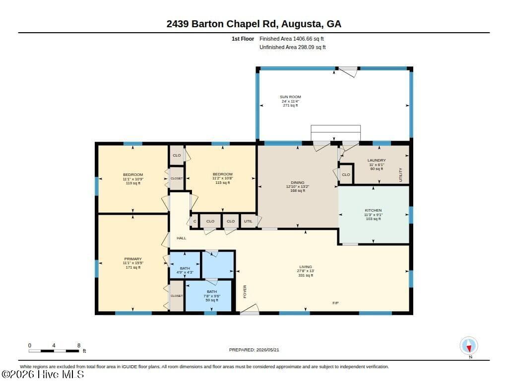 Single Family Residence at 2439 Barton Chapel Road, Augusta, GA 30906, photo 32 of 33