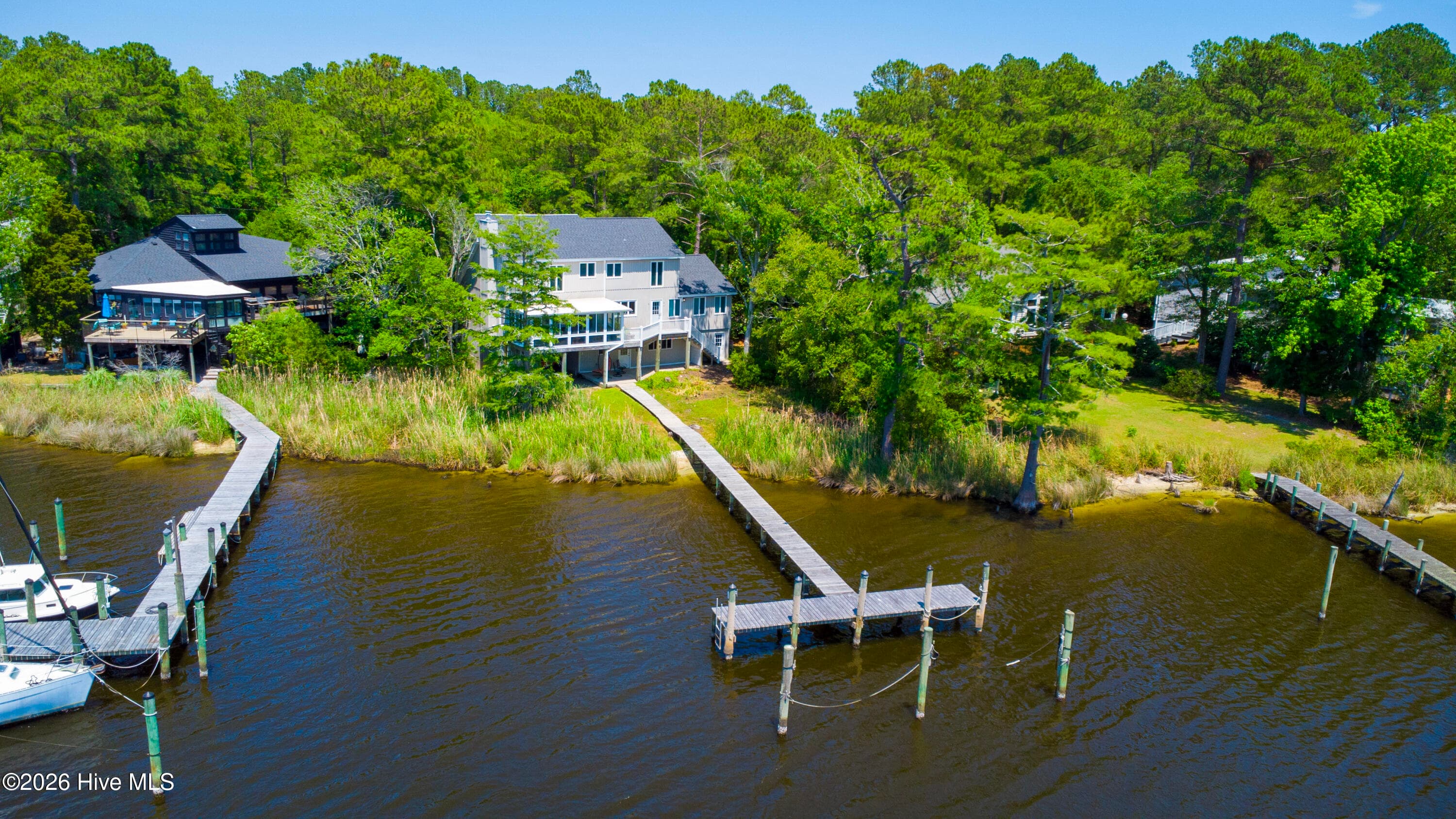 Waterfront Home with Private Dock on Northwest Creek off the Neuse River - 5616 Gondolier Drive, New Bern, NC 28560