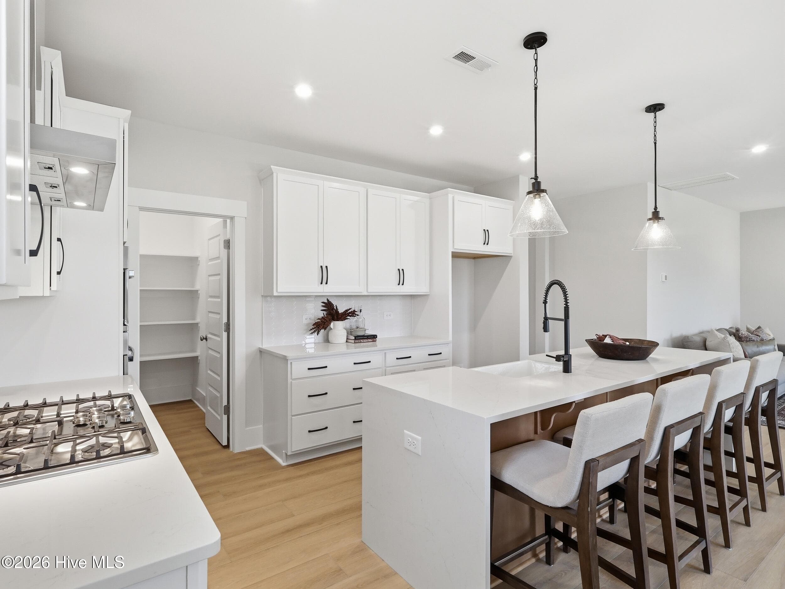 Gourmet Kitchen with Gas Cooktop - 370 Glade Drive, Aberdeen, NC 28315