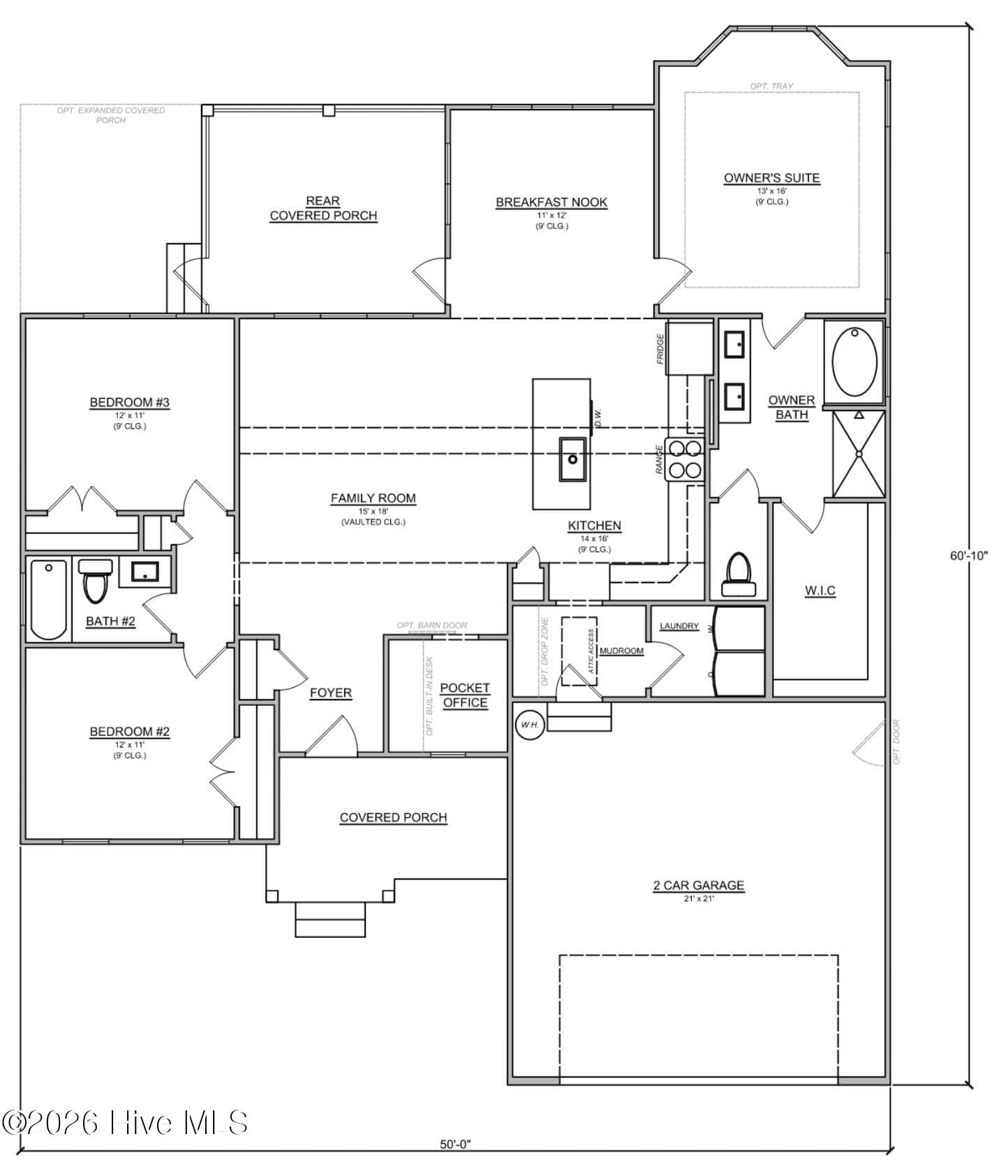 Marty Floorplan - 13 N High Point Road, Southport, NC 28461