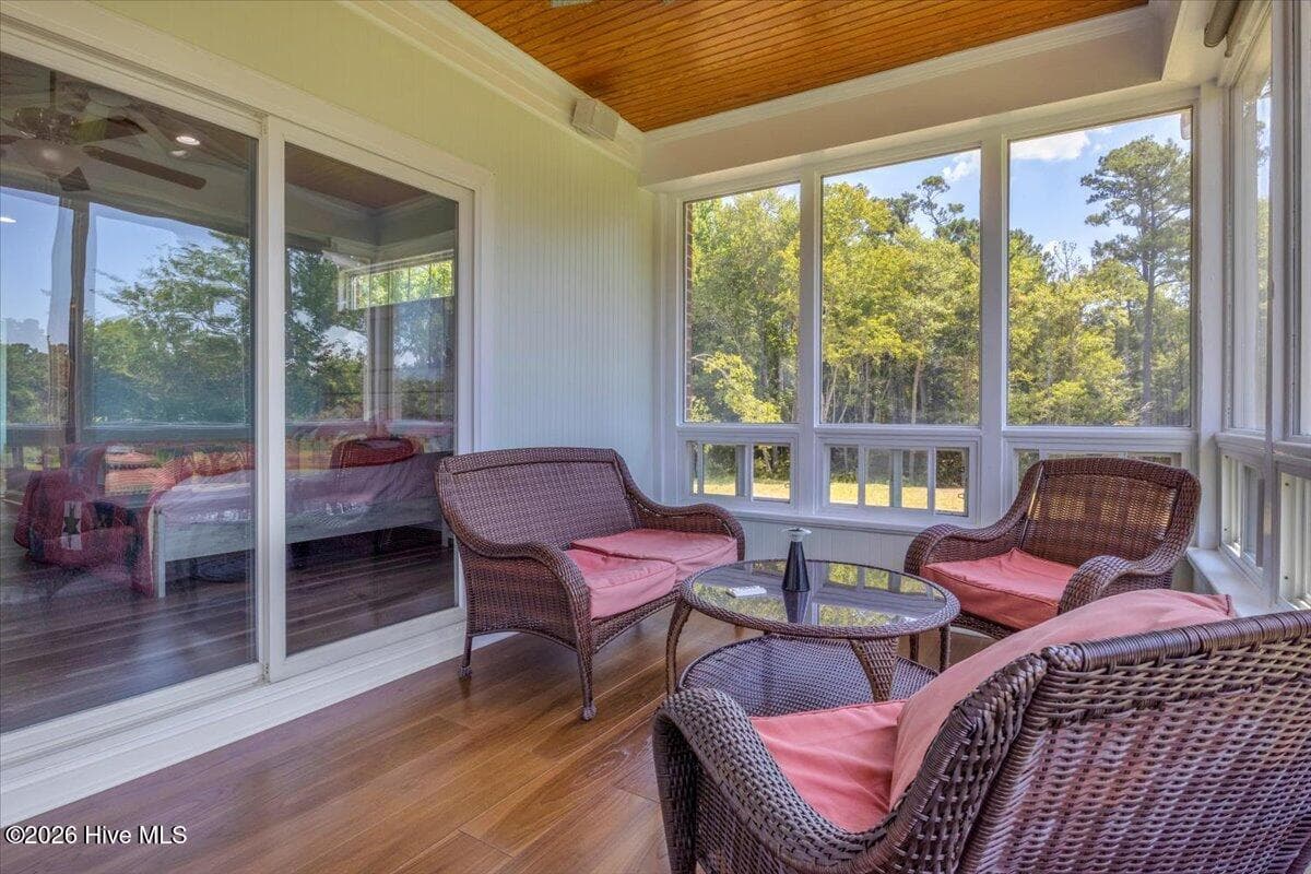 Sunroom off of the Master Bedroom - 609 Sawgrass Road, Hampstead, NC 28443