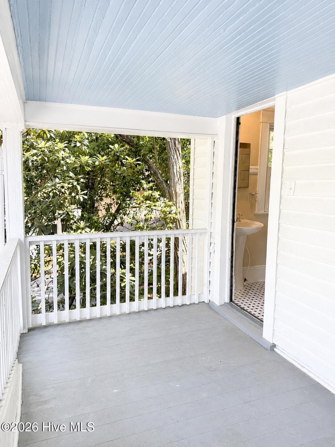 Upstairs covered porch - 160 N Ridge Street, Southern Pines, NC 28387
