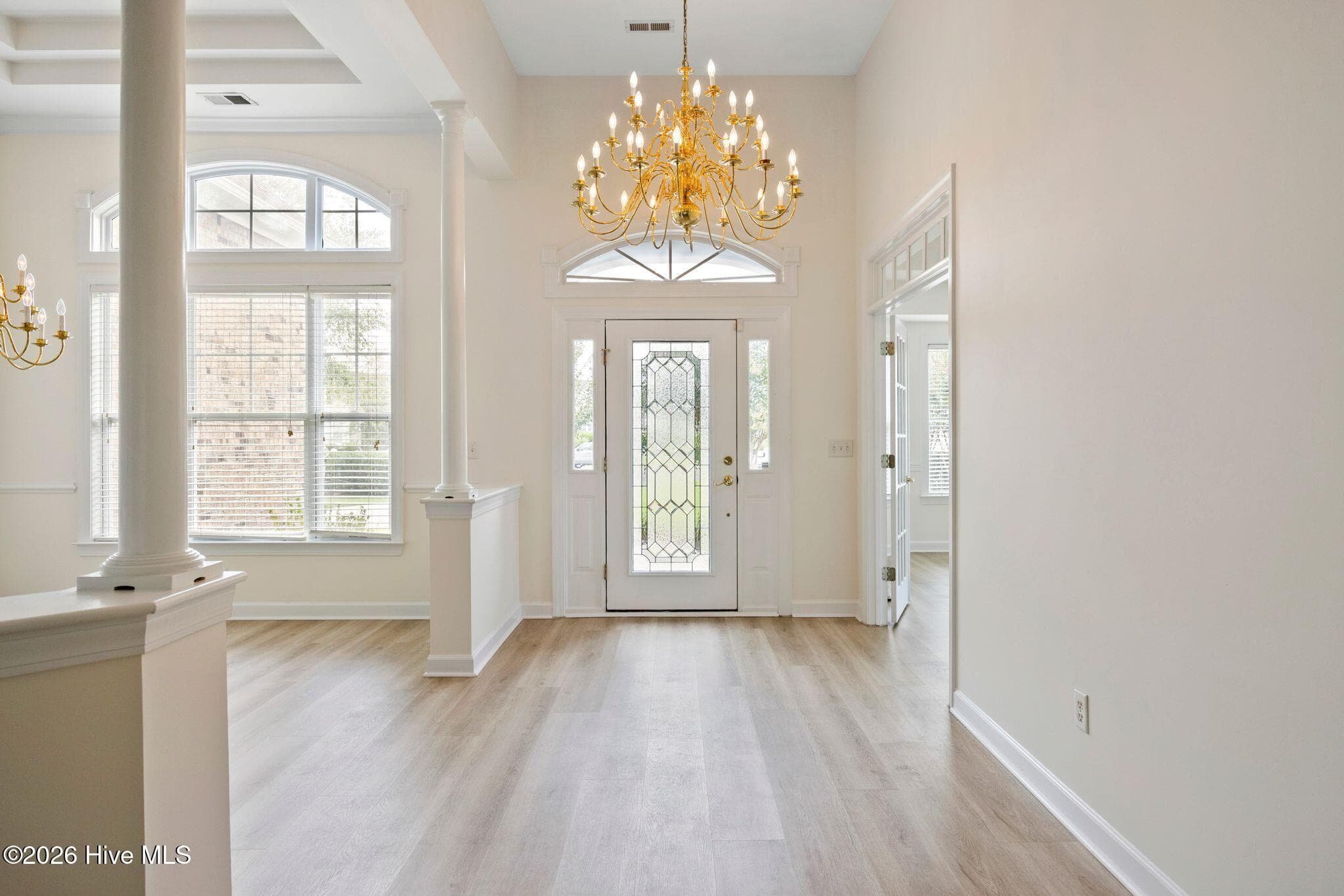 Foyer and Dining Room - 696 Donmovin Court NW, Calabash, NC 28467