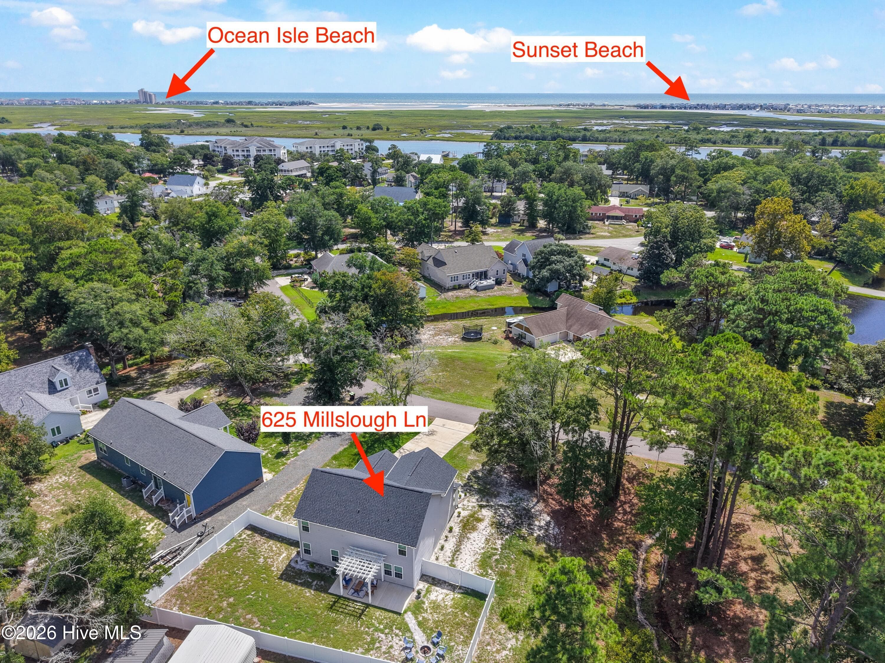 Single Family Residence at 625 Millslough Lane, Sunset Beach, NC 28468, photo 36 of 38