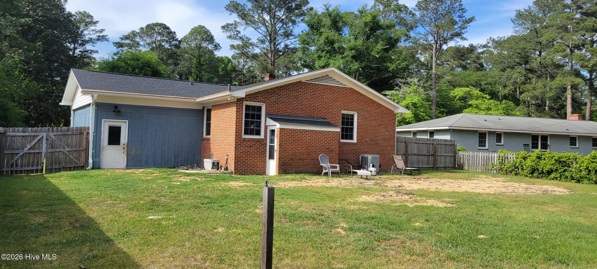 Back of home - 110 Landon Drive, Washington, NC 27889