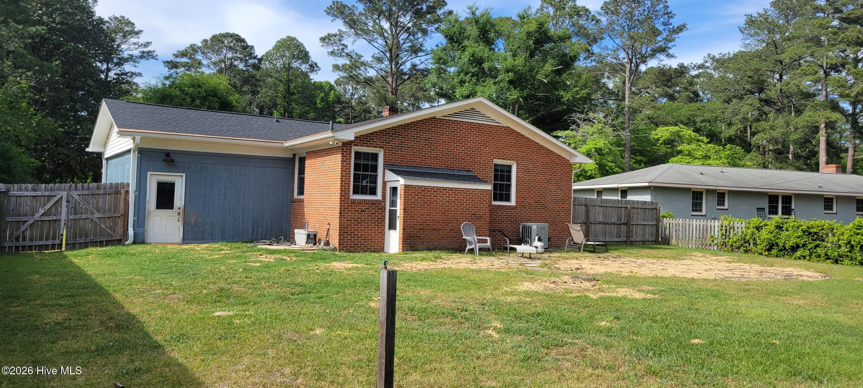 Back of home - 110 Landon Drive, Washington, NC 27889
