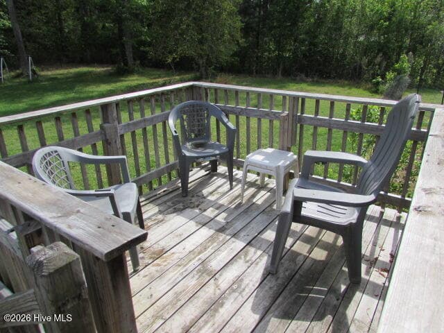 Rear Deck - 77 Louise Street, Gates, NC 27937
