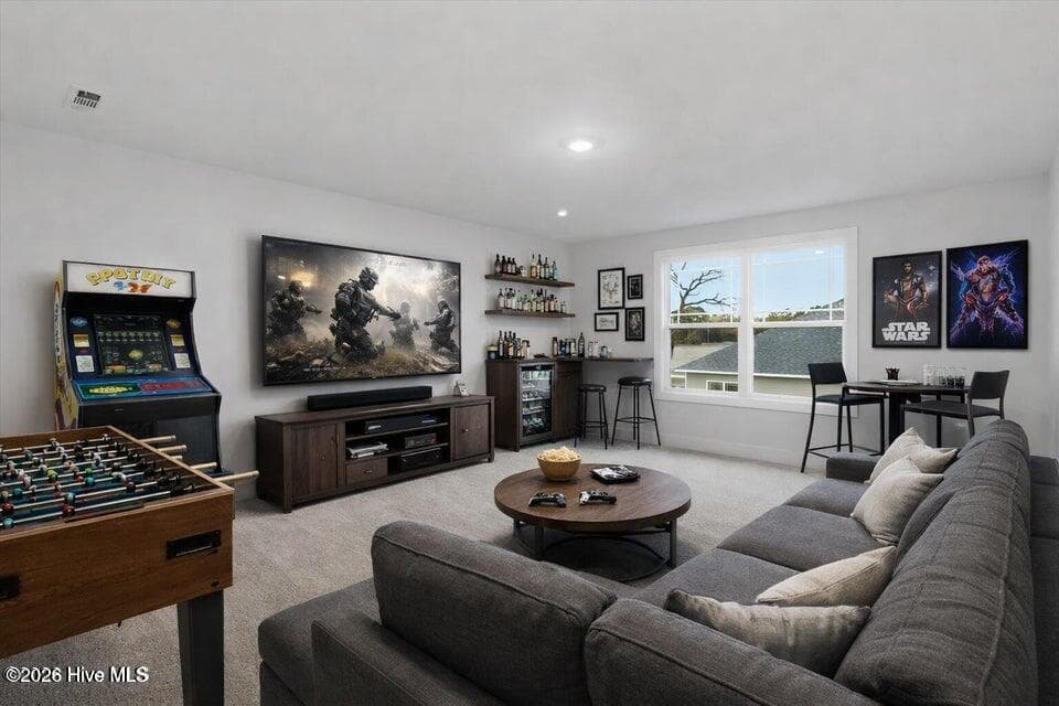 2604 Representative Photo. Upstairs Media room "staged" - 2121 Sandbrook Loop, Leland, NC 28451