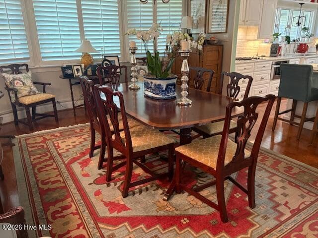 dining space open to kitchen - 104 Bunn Avenue, Rocky Mount, NC 27804