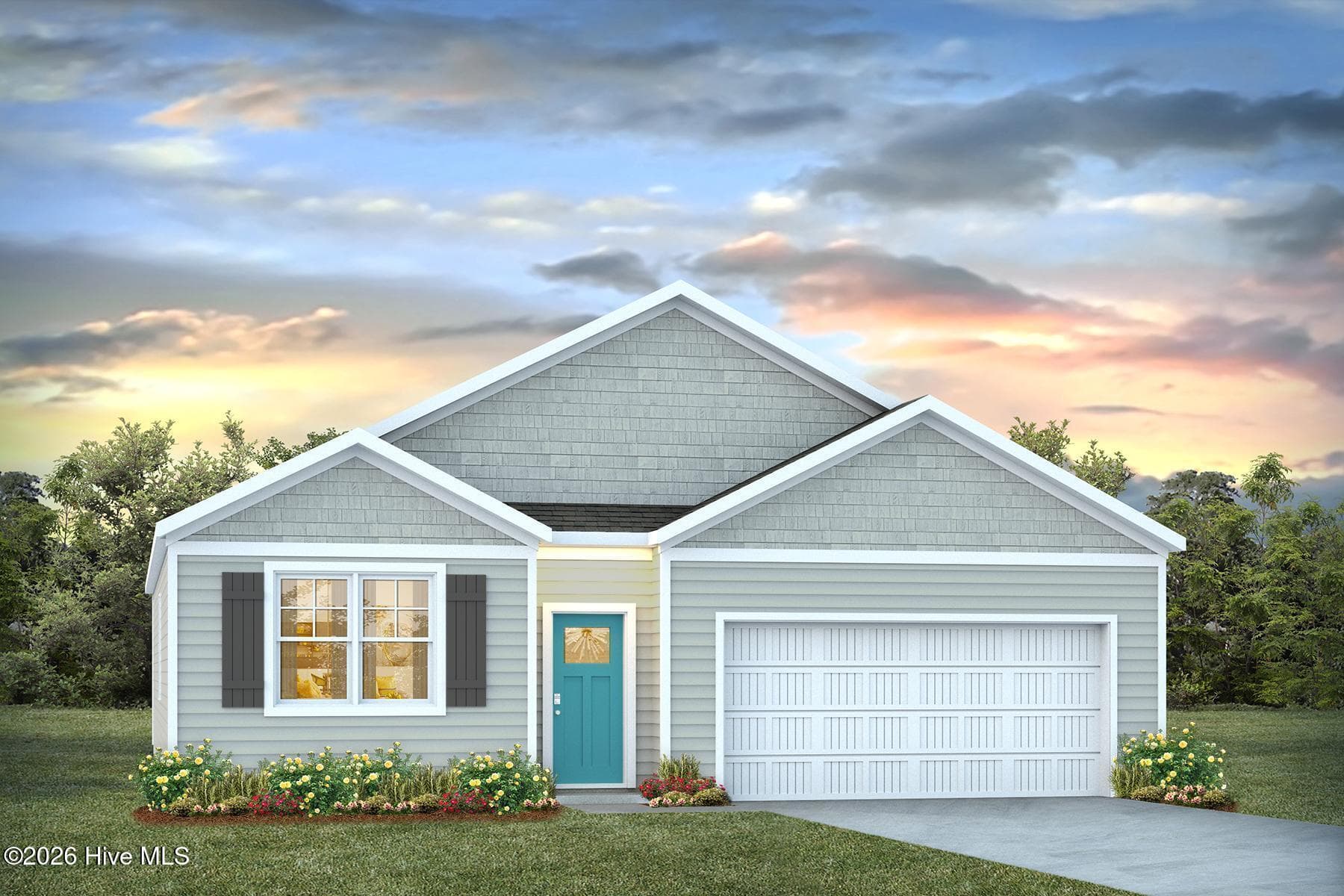 Rendering of colors for home - 1722 Blacktip Drive SE Lot 164, Winnabow, NC 28479
