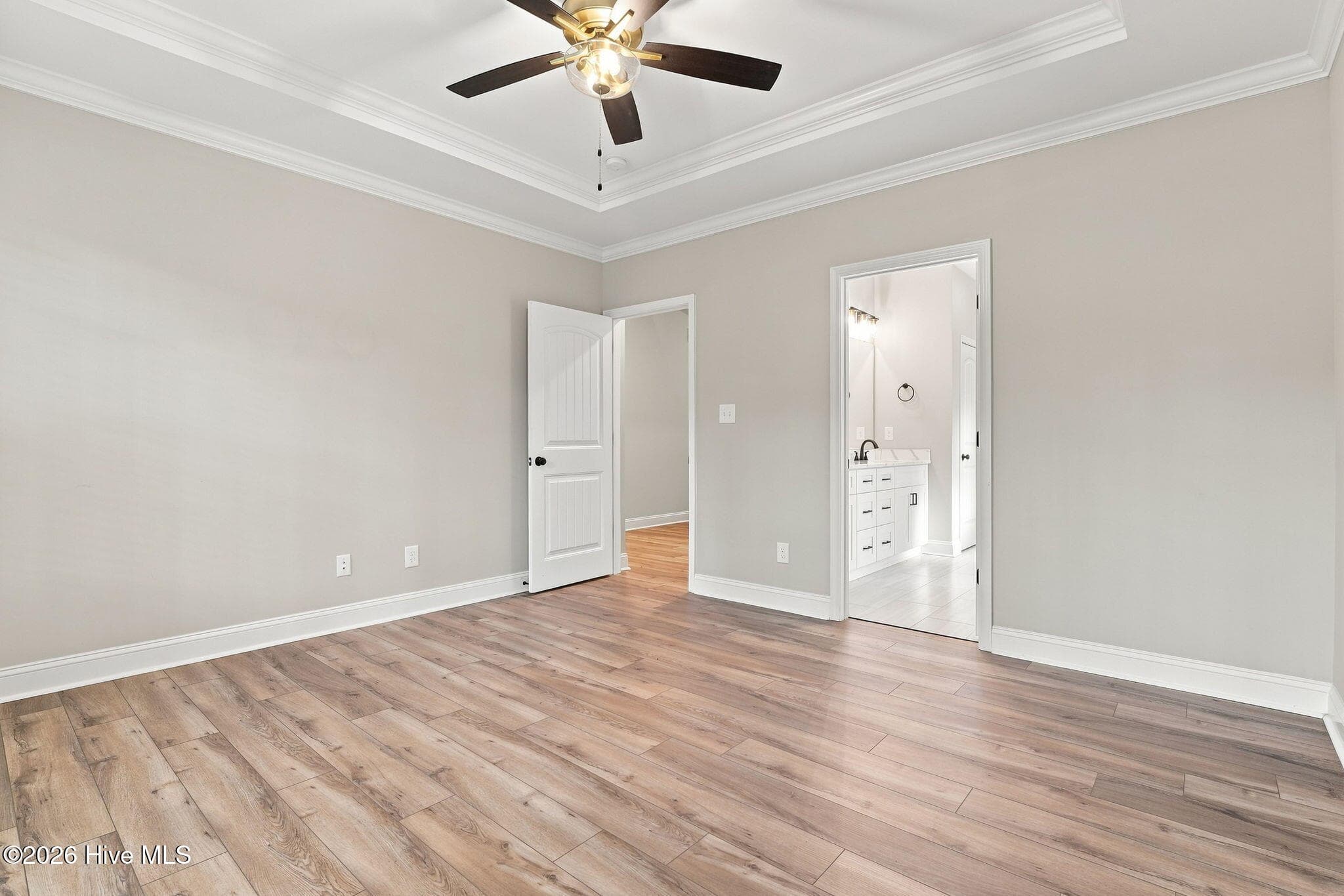 Main floor primary bedroom - 16620 Titmouse Court, Wagram, NC 28396