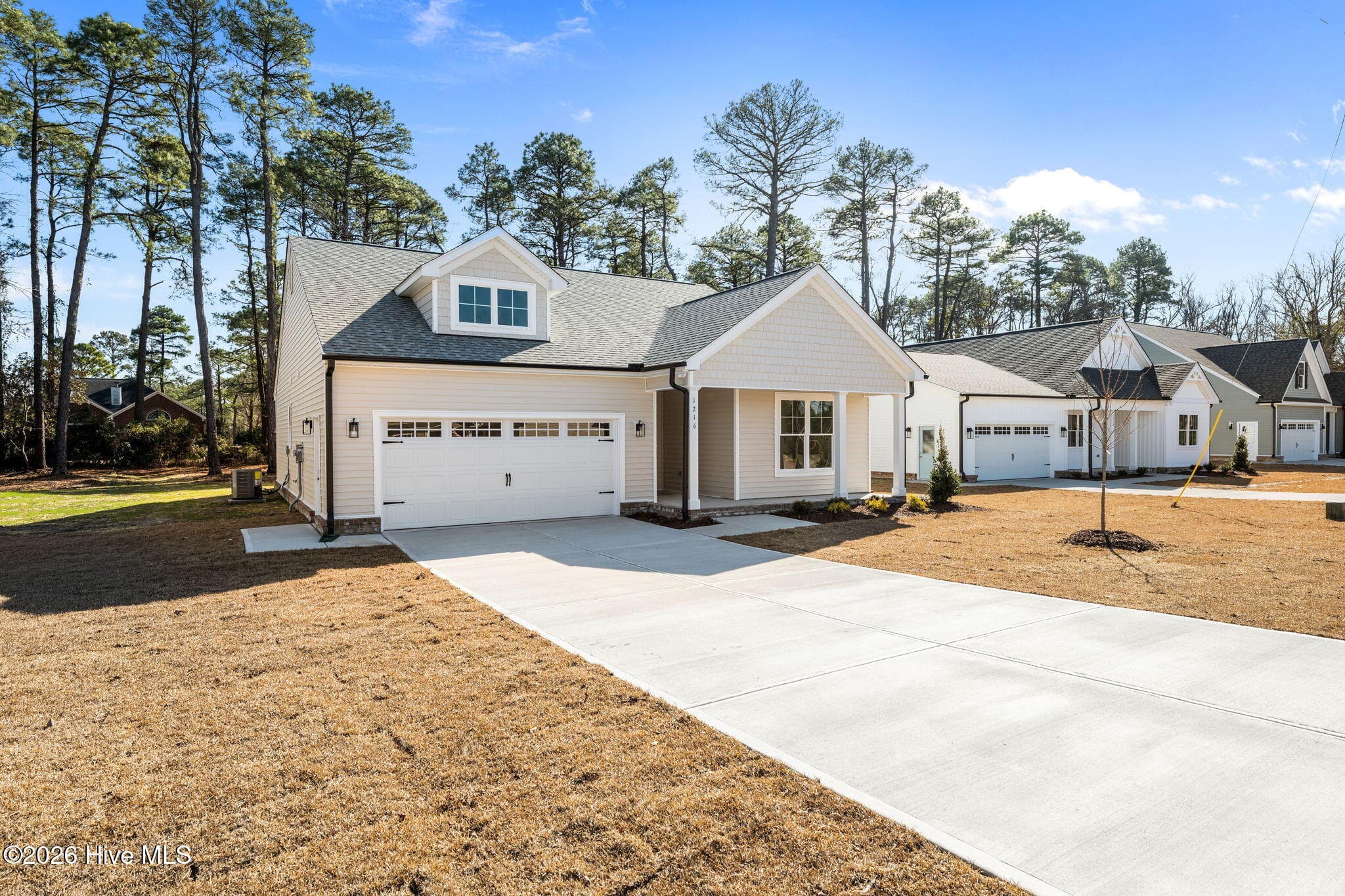 two car garage to store your vehicles - 1216 Petite Terre Court, New Bern, NC 28560
