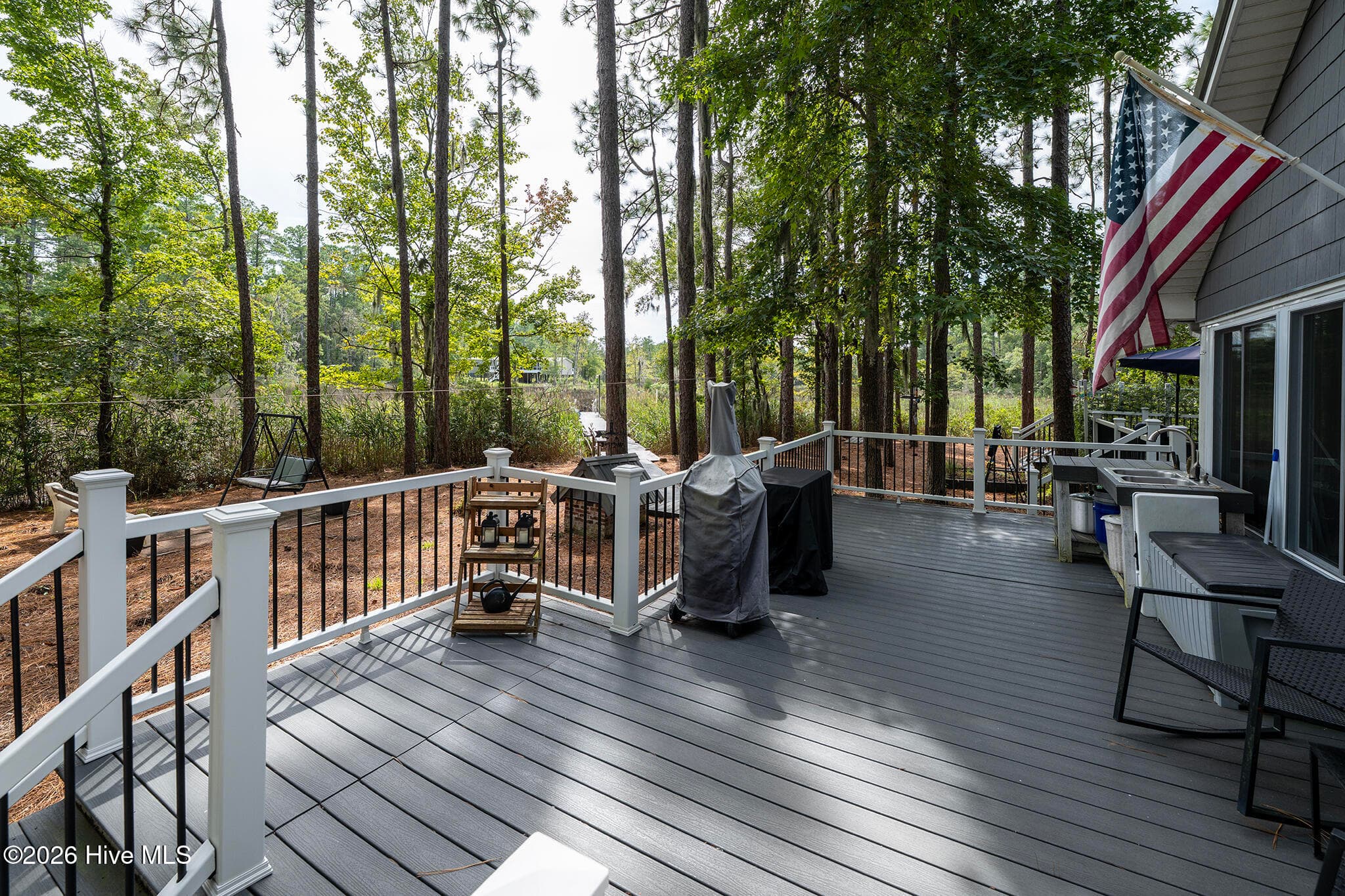 Back Deck - 106 Windlass Way, Aurora, NC 27806