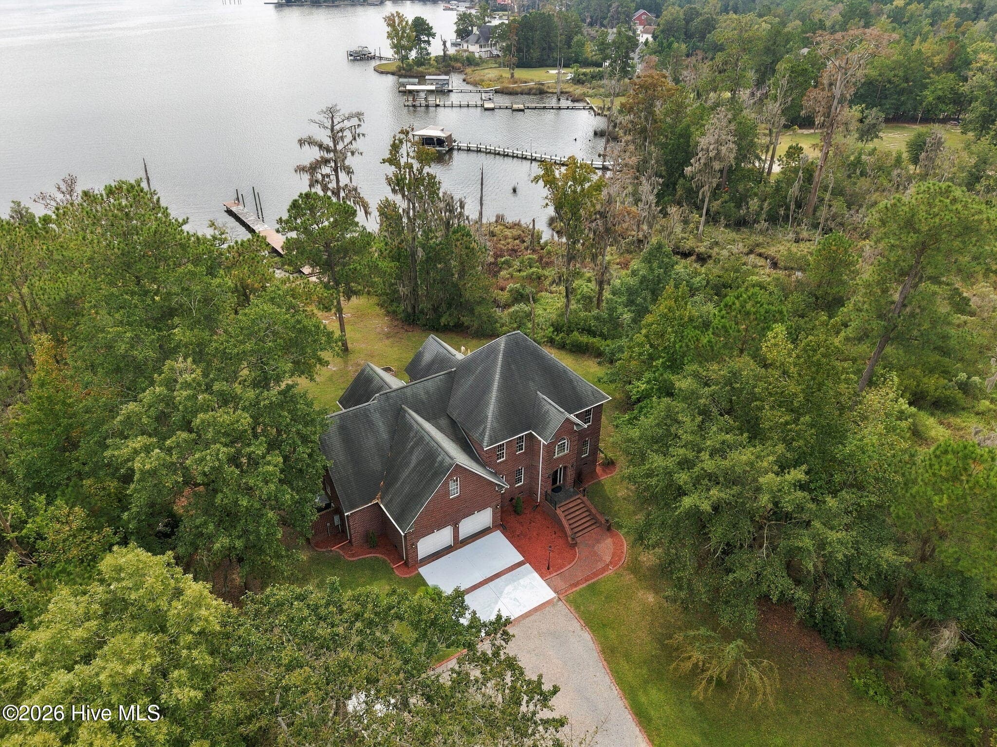 Aerial View - 516 Long Point Road, Chocowinity, NC 27817