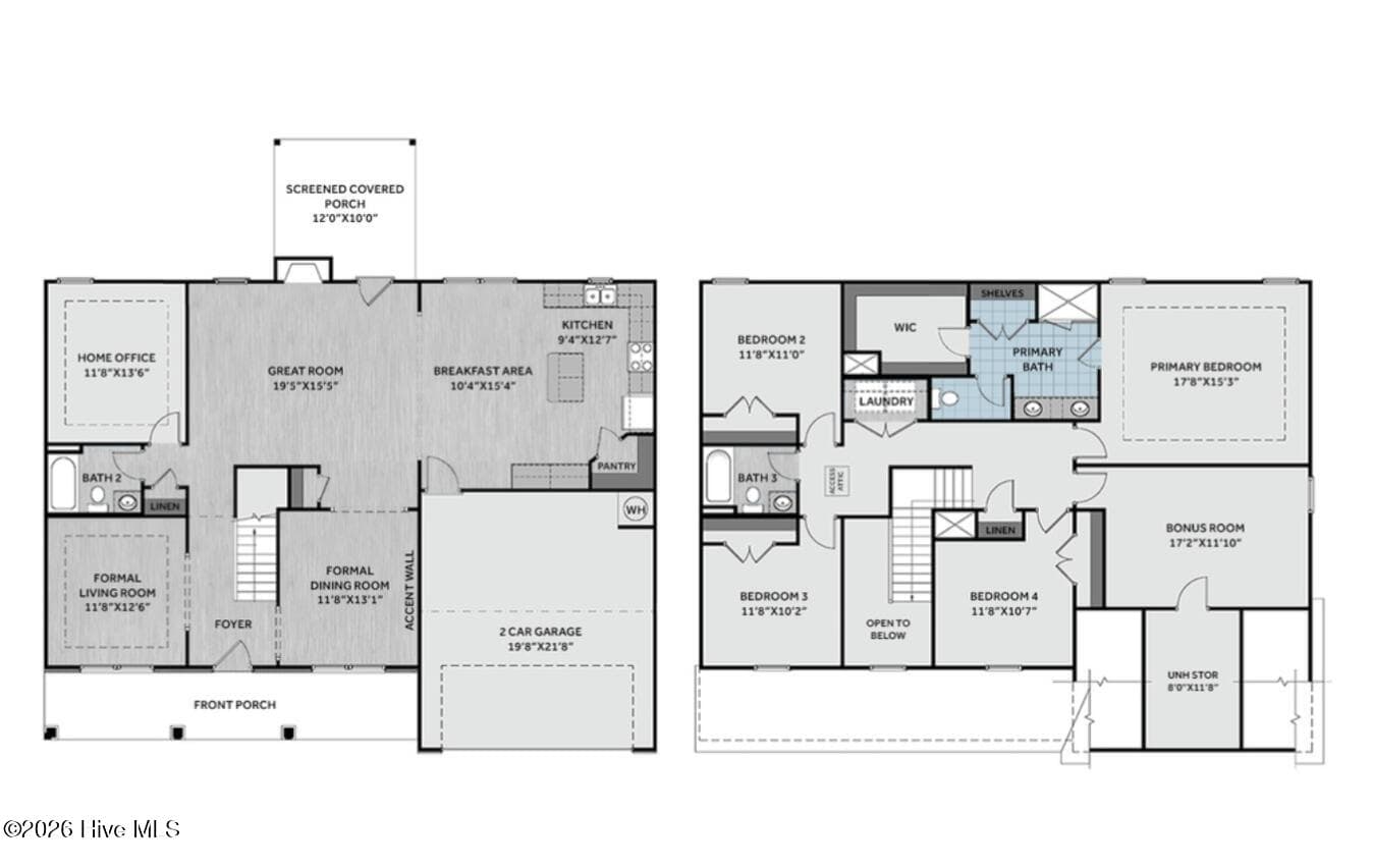 Cedar Hill Floor Plan - 625 Watauga Lane 572, Aberdeen, NC 28315