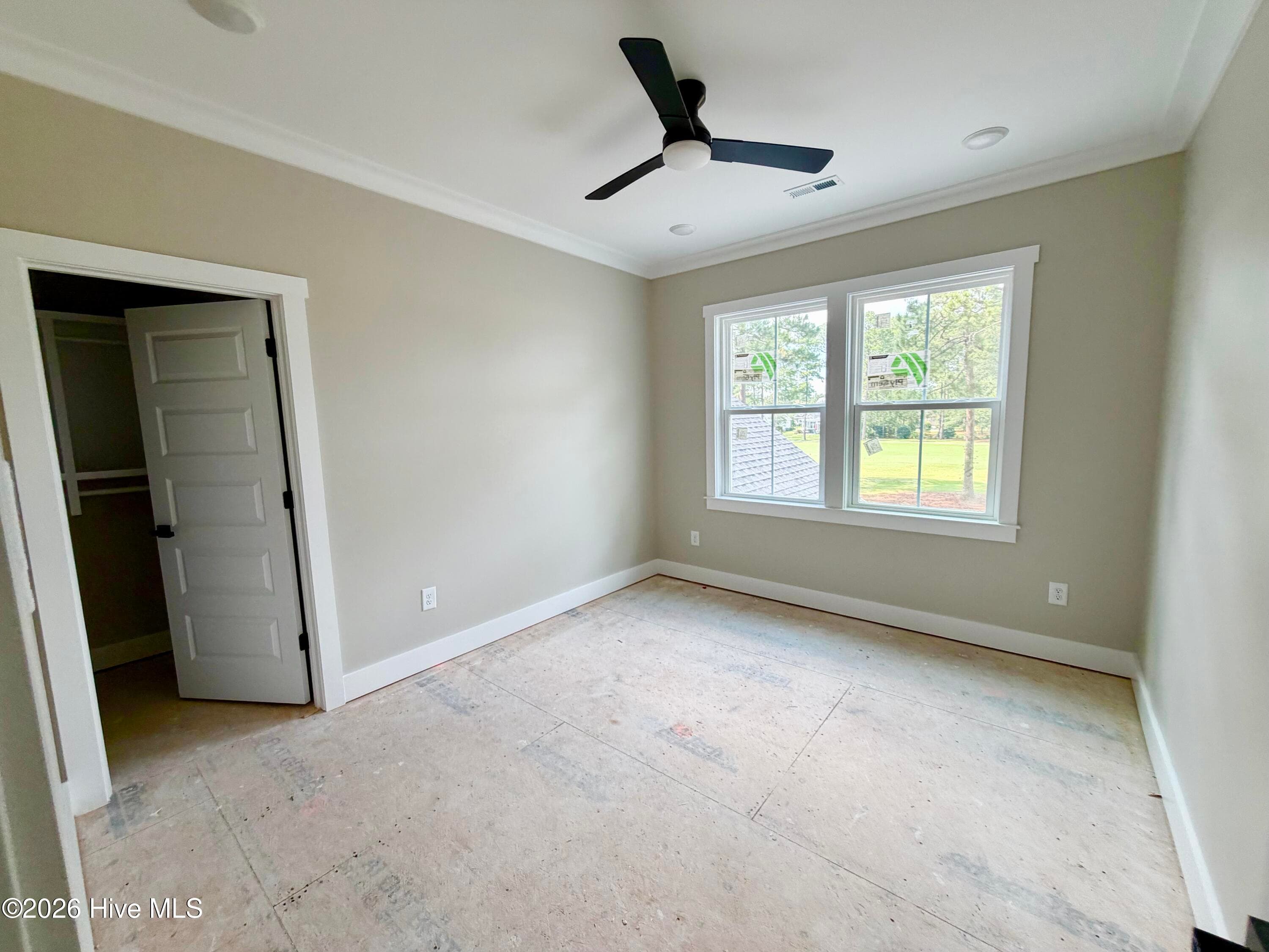 Guest bedroom 2 upstairs, under construction. - 550 Glenburnie Street NW, Calabash, NC 28467