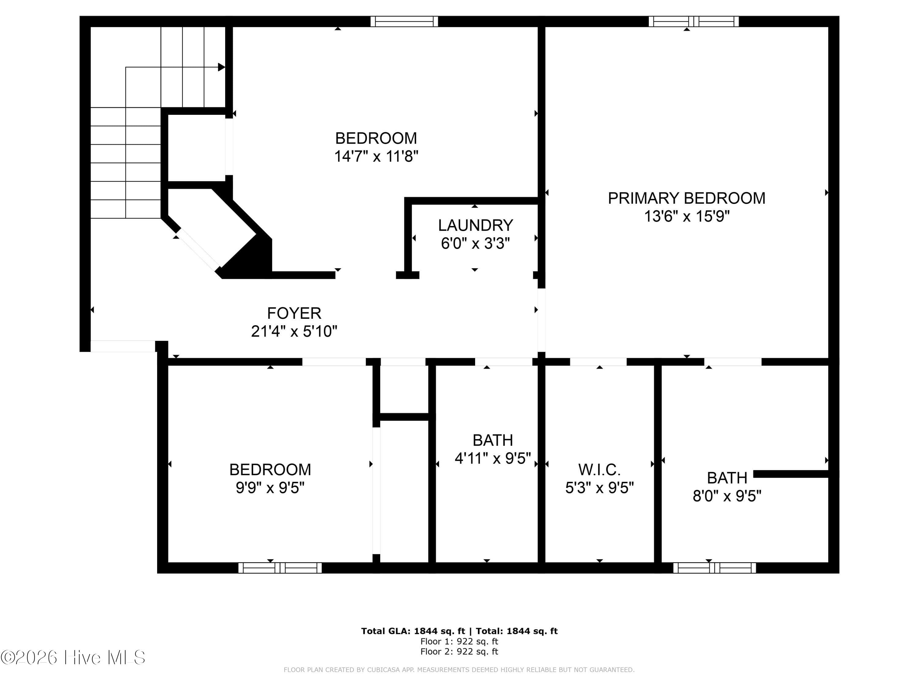 Bedroom Level Layout - 5415 Cedar Tree Lane, Emerald Isle, NC 28594