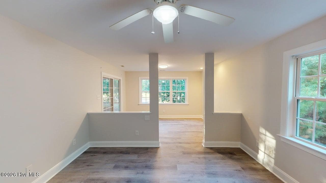 The the Bedroom area to the backside Study room! - 1114 Barkentine Drive, New Bern, NC 28560
