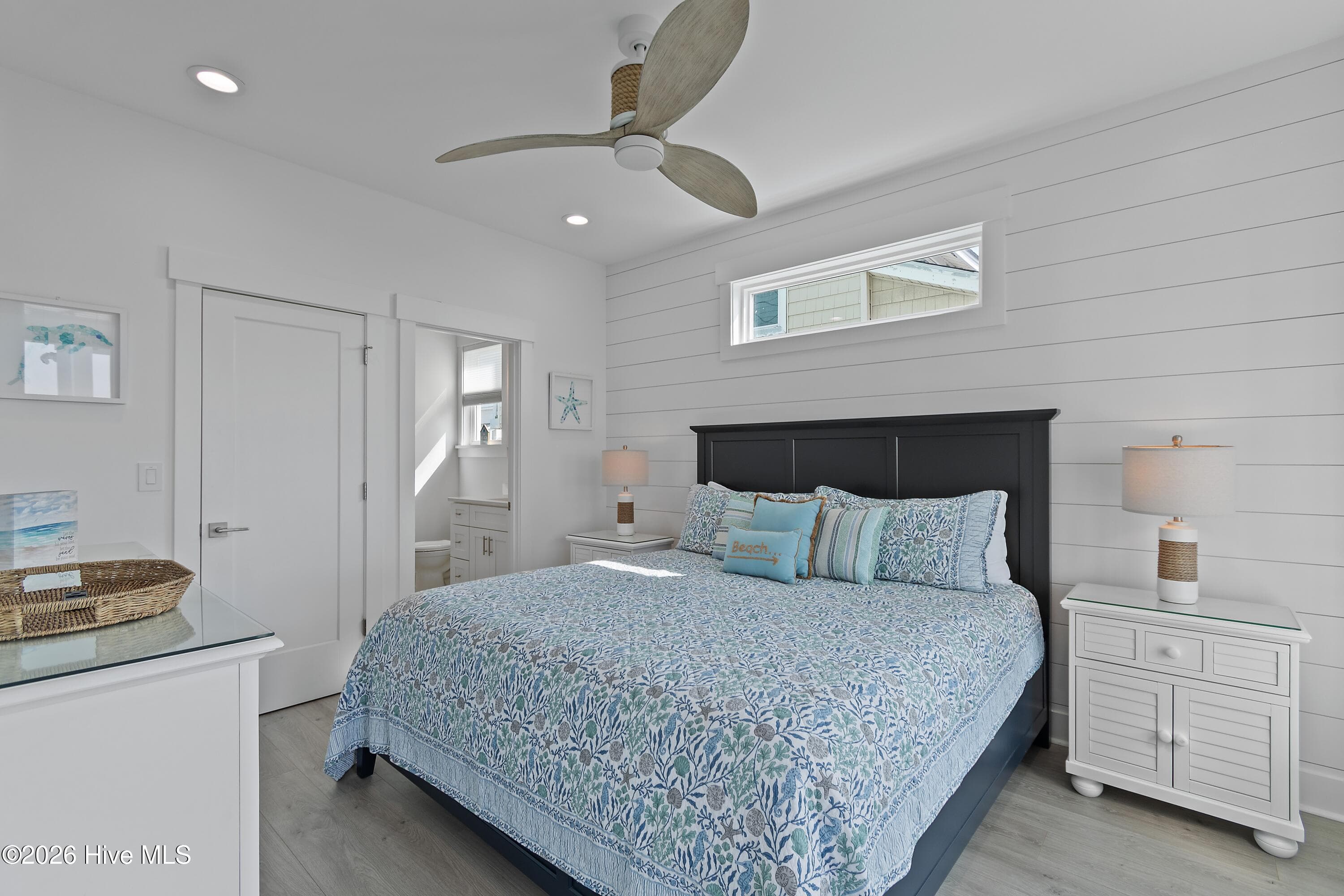 298 E First St. Bedroom 5 First Floor King with en-suite Bathroom - 298 E First Street, Ocean Isle Beach, NC 28469