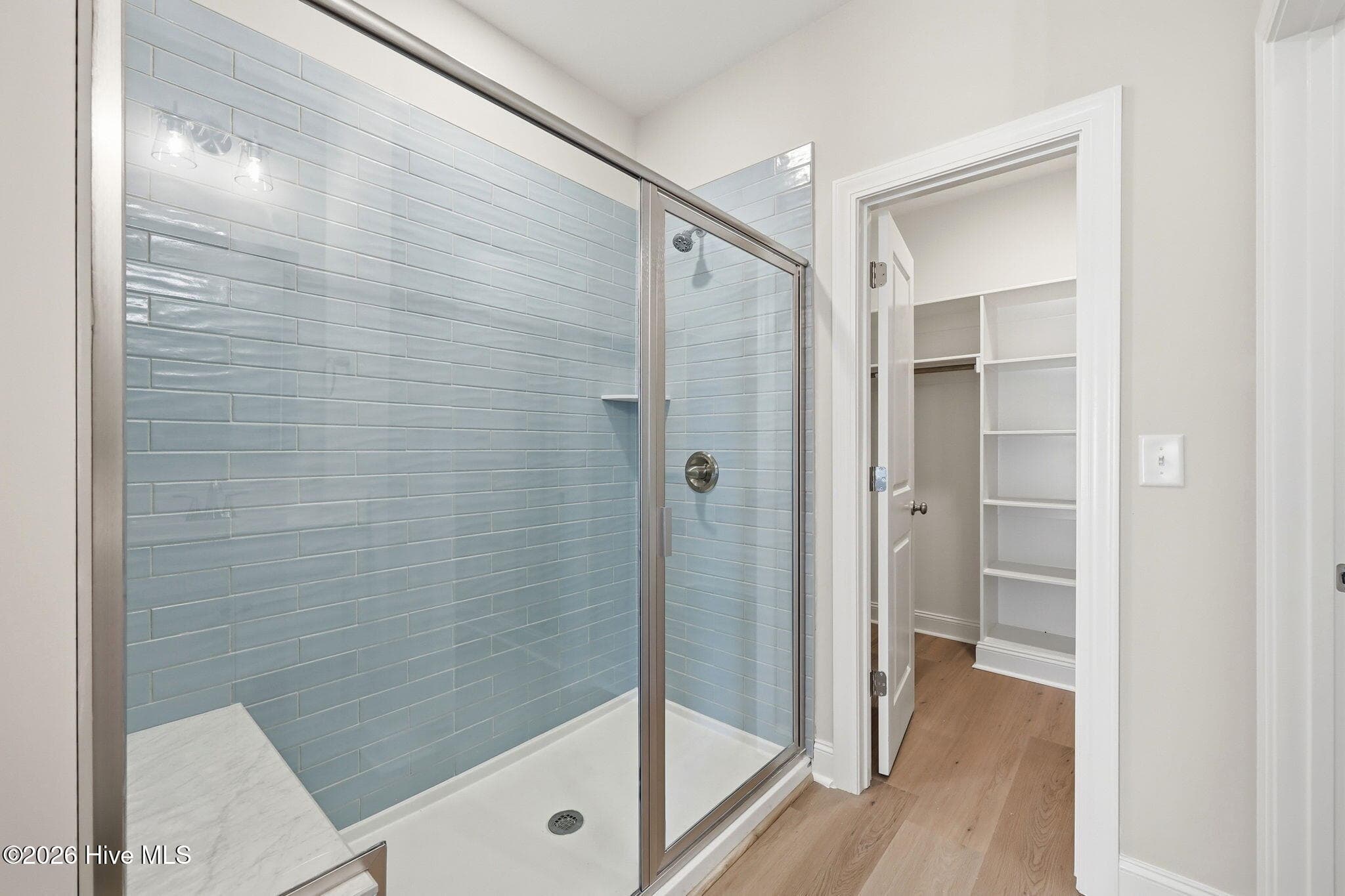 oversized tiled shower in owner ensuite bath - 1005 Finn Court, Greenville, NC 27834