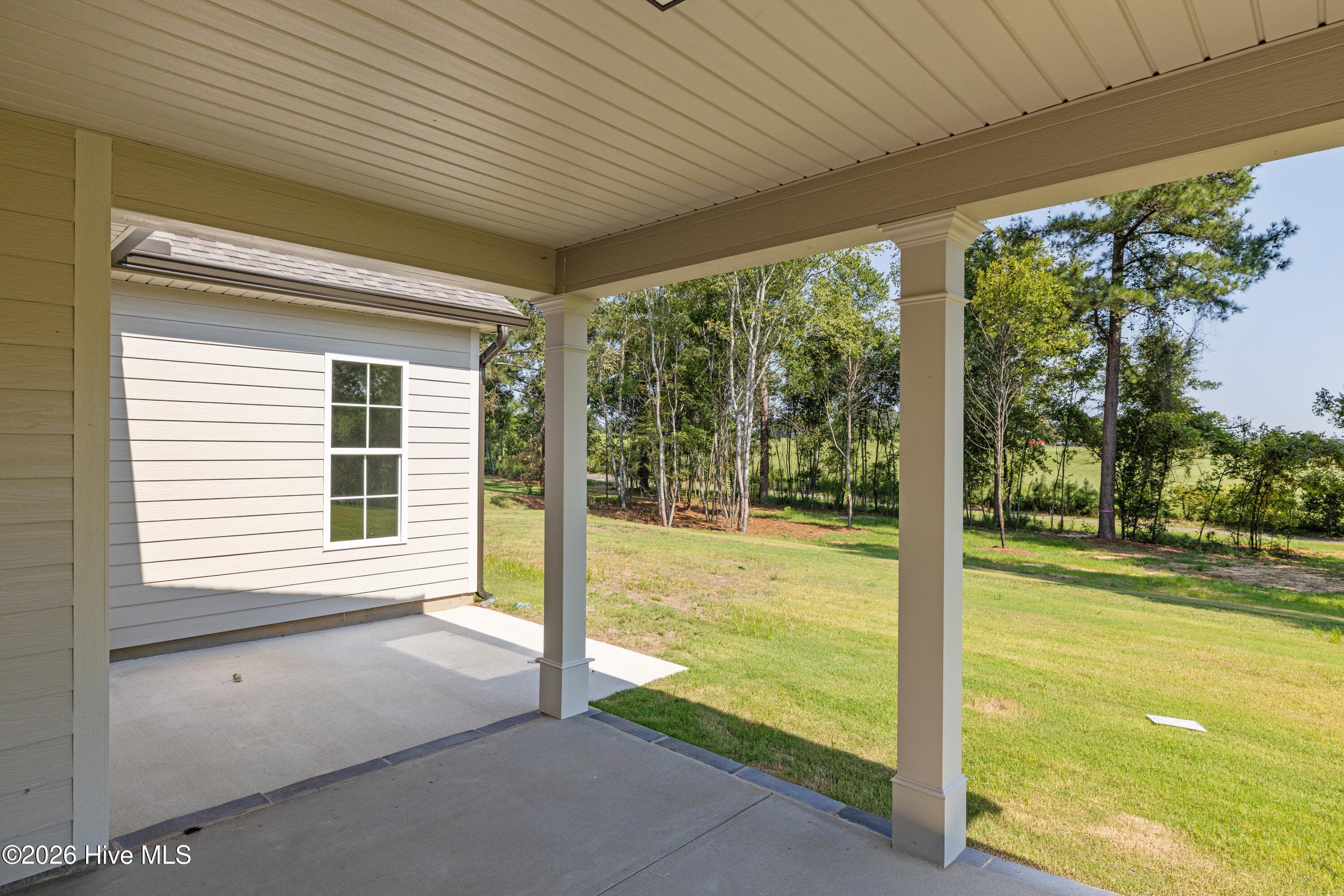Patio and covered back porch - 1644 Bellingham Drive, Beech Island, SC 29842