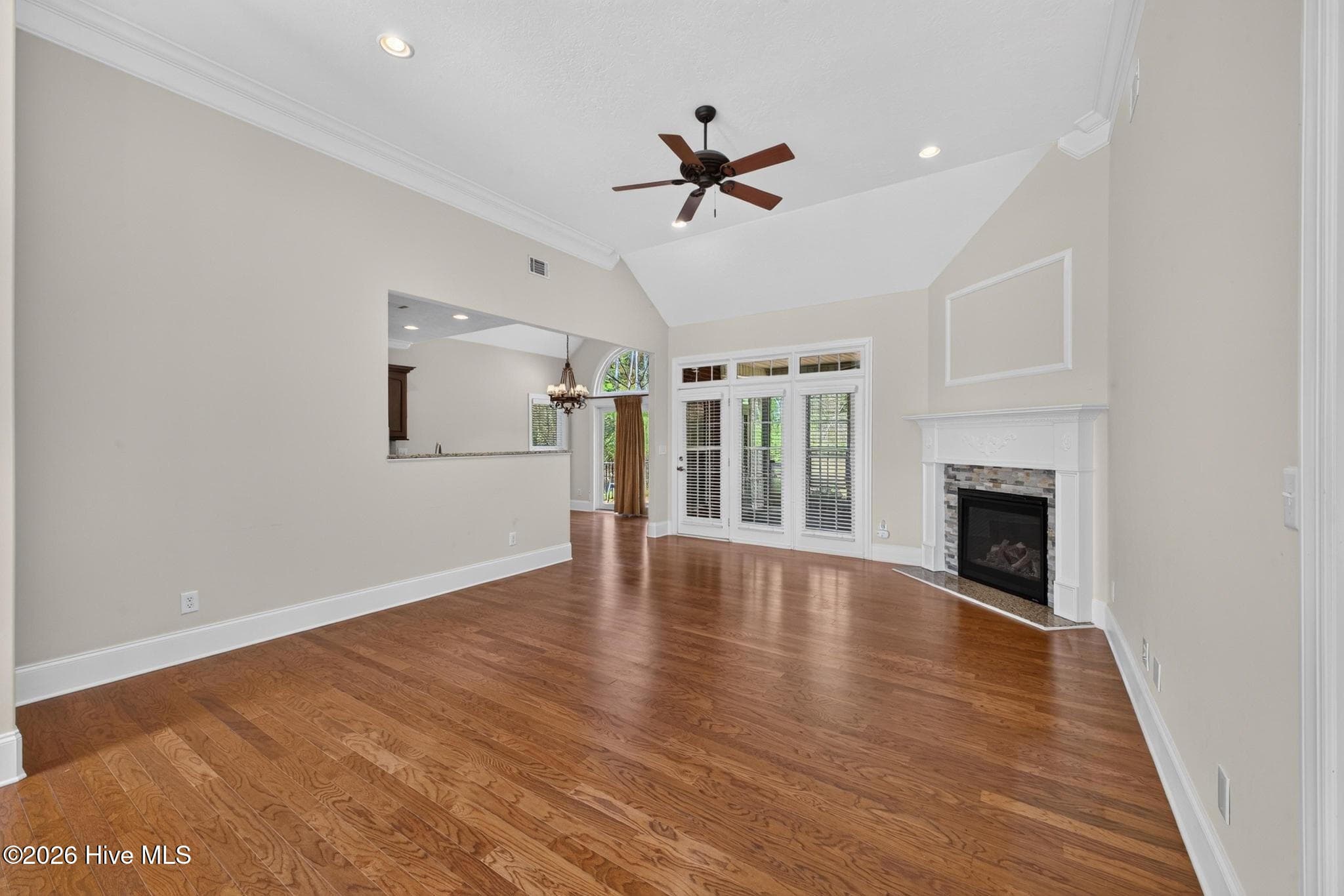 Living room view form hallway - 294 Natures Lane, Aiken, SC 29803