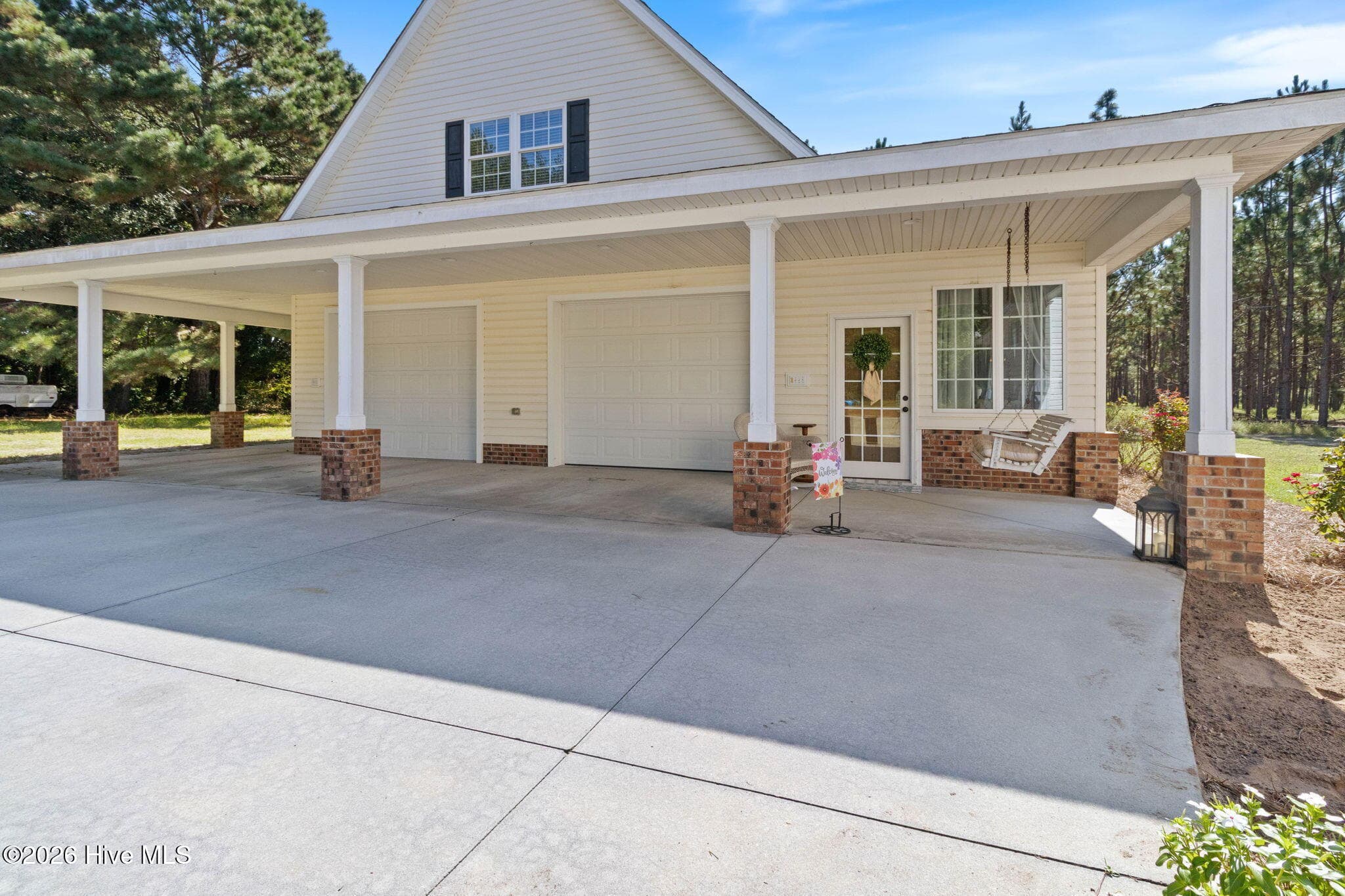 WIth Attached Two Car Garage - 727 Mount Olive Road, Bladenboro, NC 28320