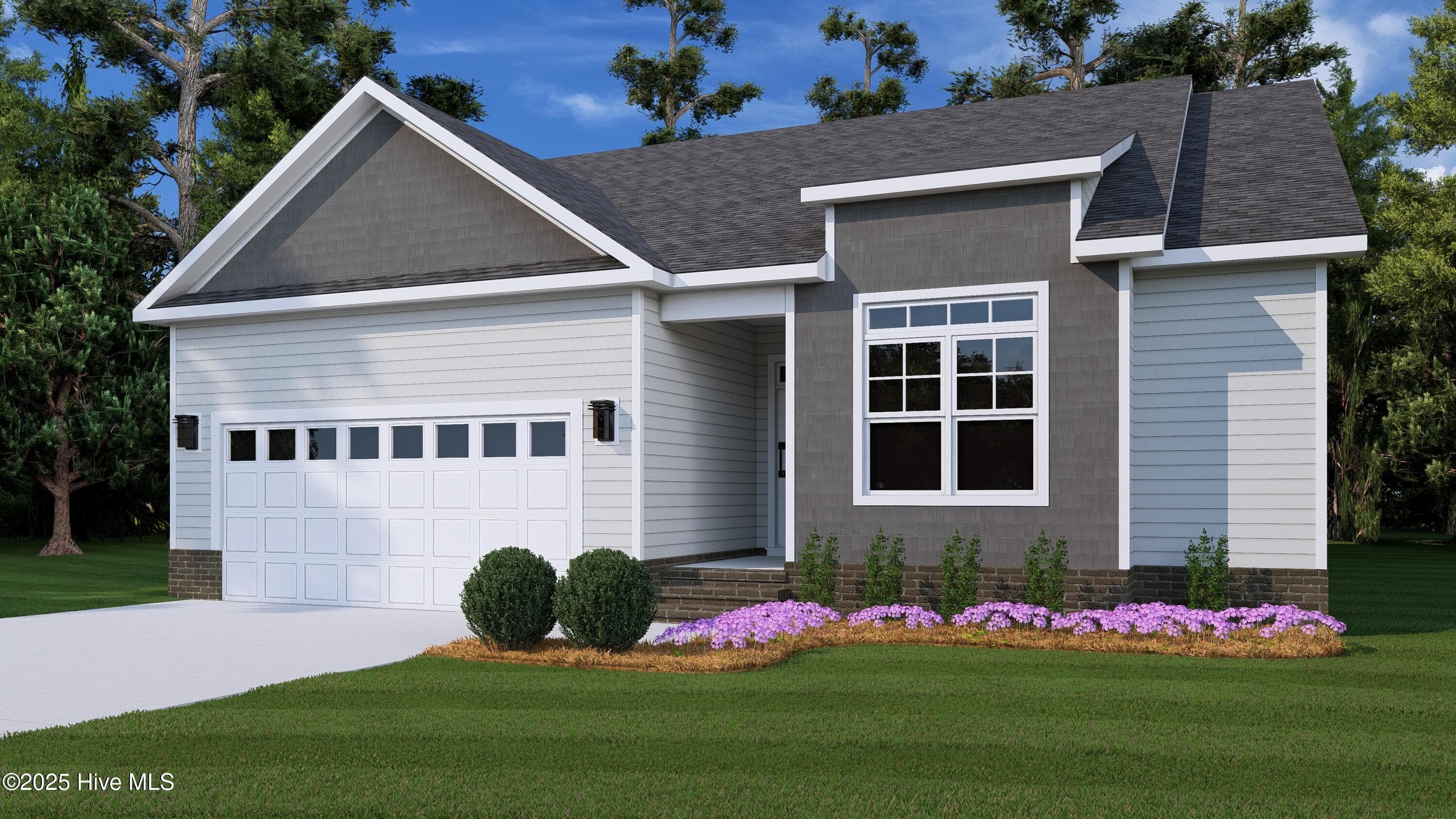 Shelton Floor Plan Render - 27 N High Point Road, Southport, NC 28461