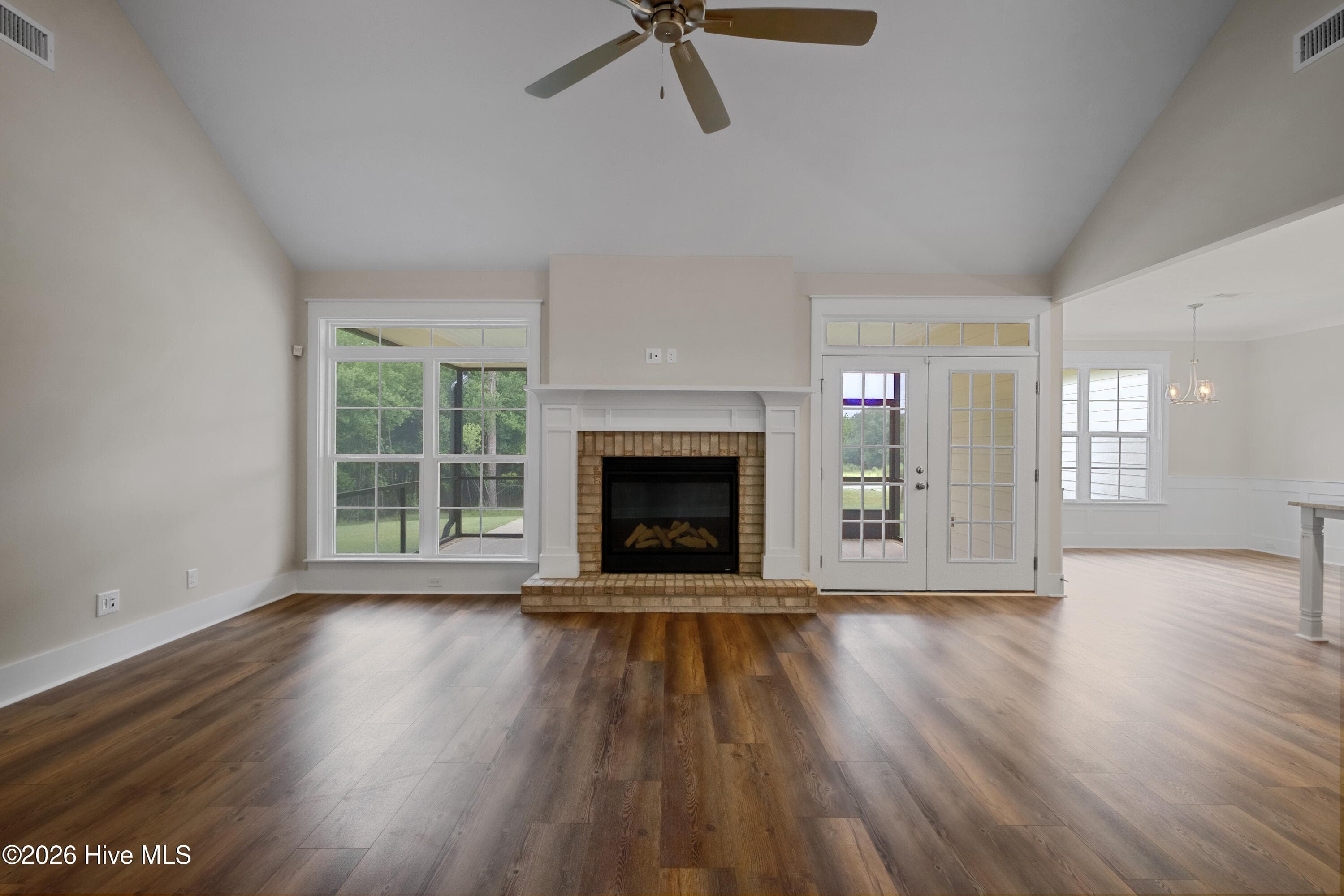 Gas log fireplace - 1200 Bellingham Drive, Beech Island, SC 29842