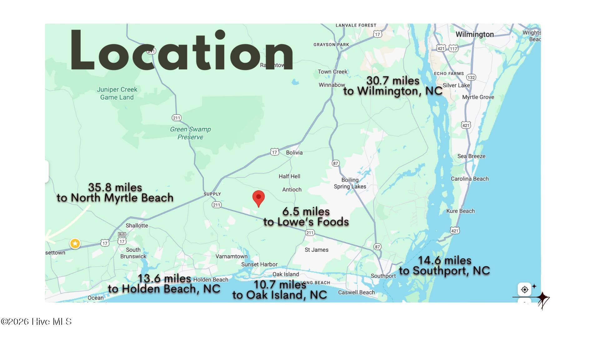 Great location - 1774 Culdees Lane SE, Bolivia, NC 28422