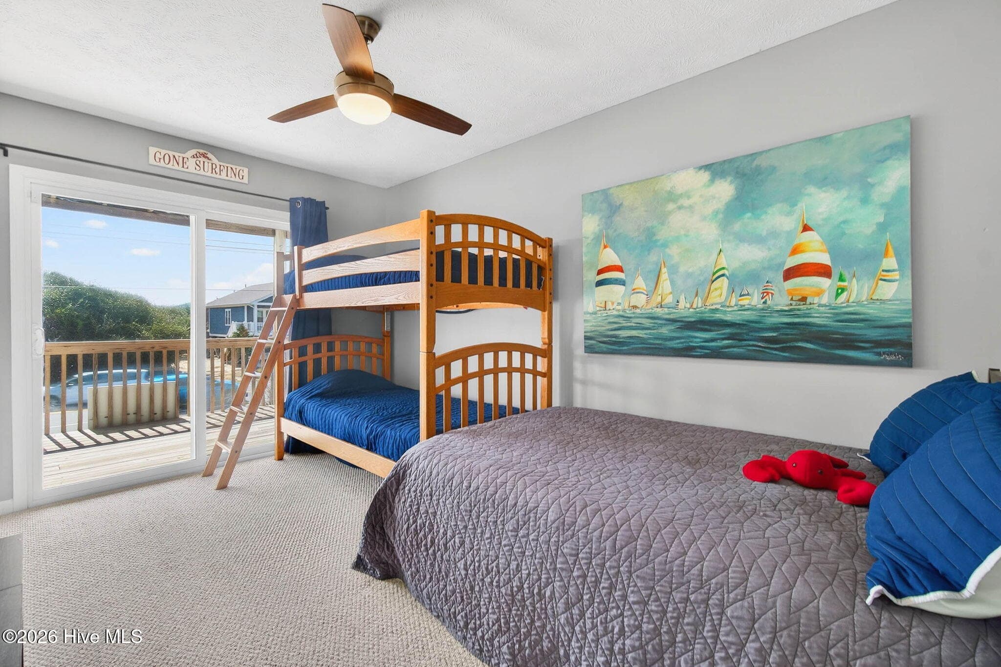 All bedrooms have ocean view balcony access - 1125 S Topsail Drive, Surf City, NC 28445