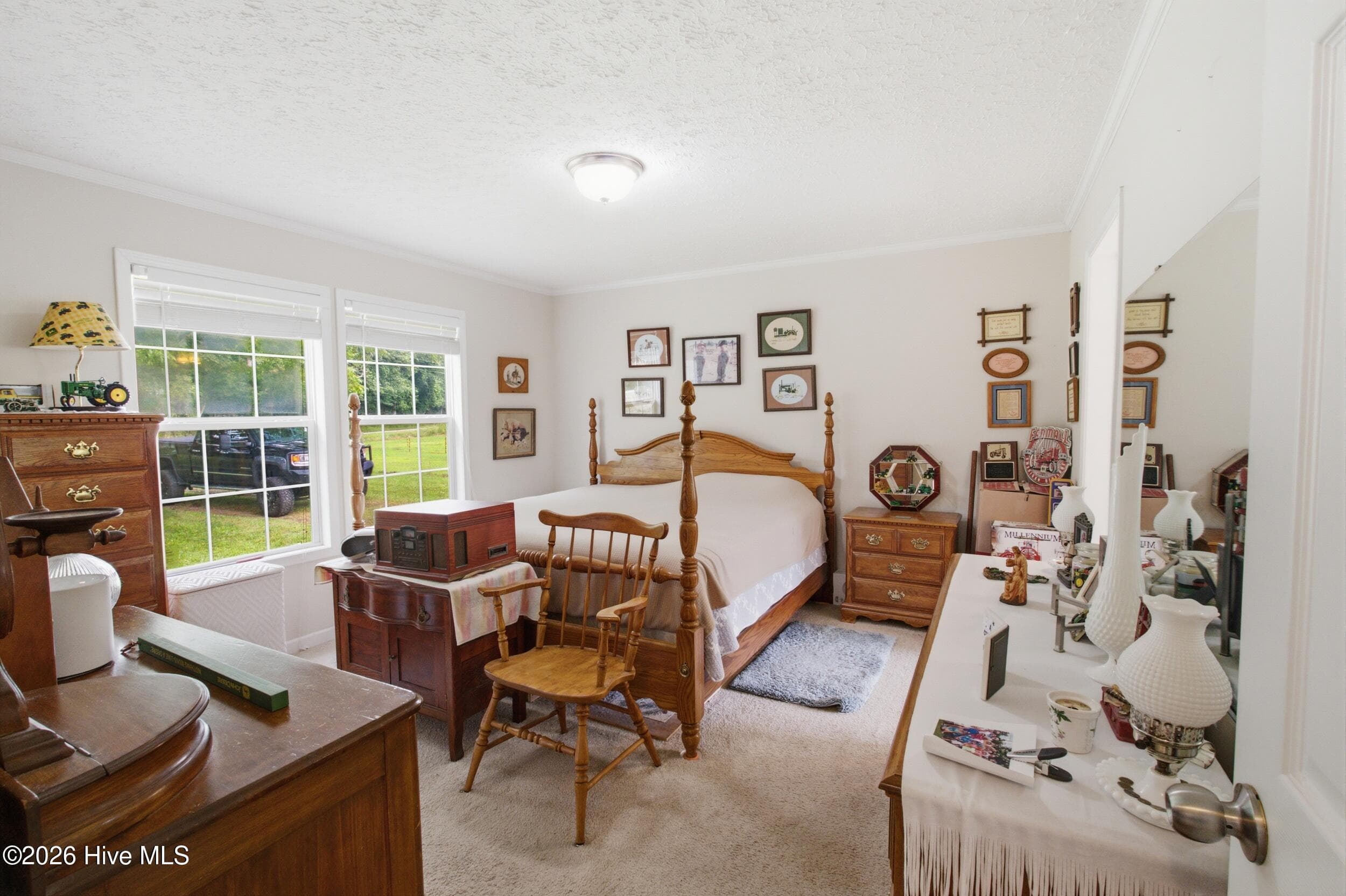 Master Bedroom with walk in closet - 1230 Beech Springs Road, Tyner, NC 27980