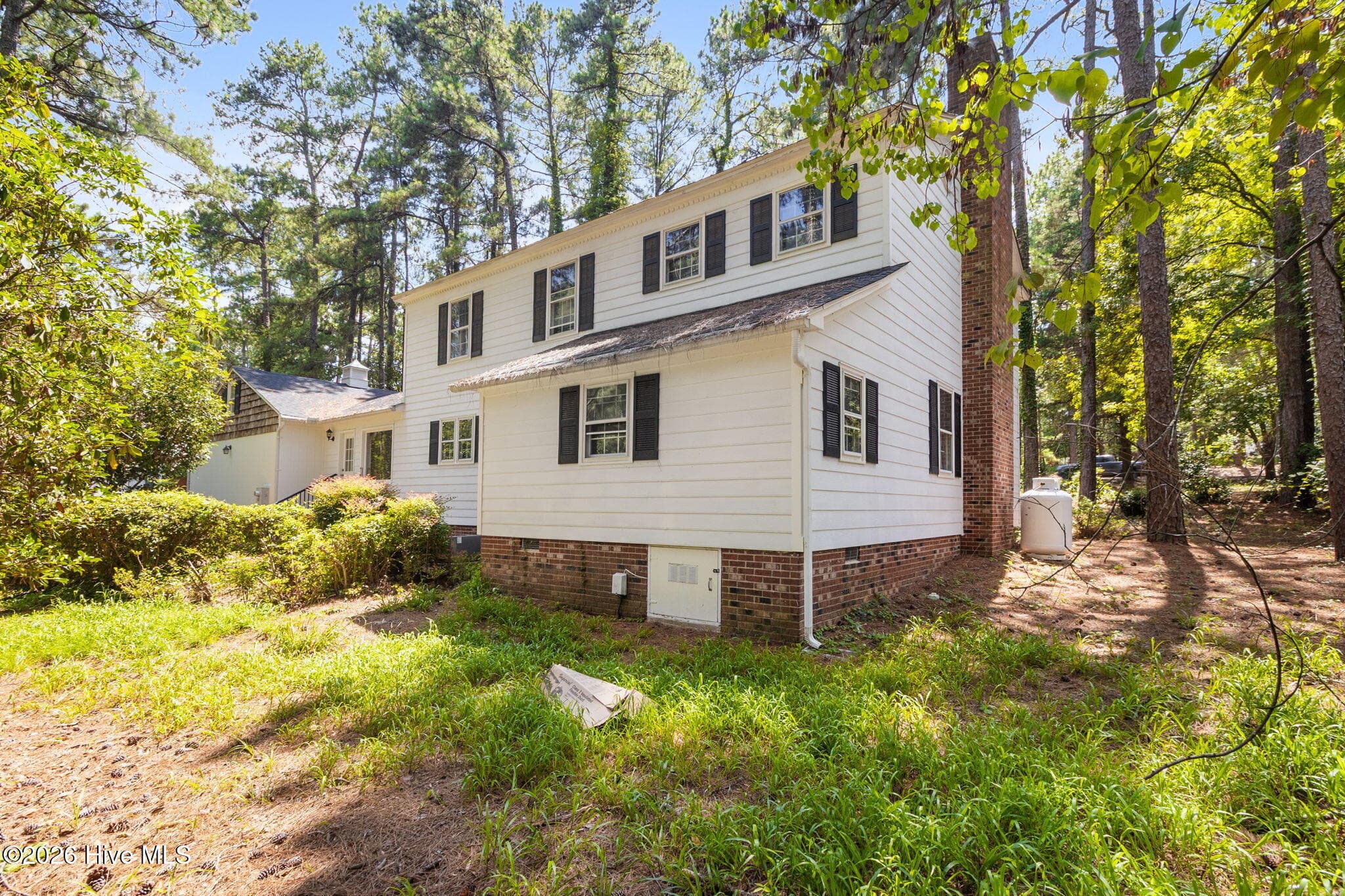 Large back yard - 102 James Creek Road, Southern Pines, NC 28387