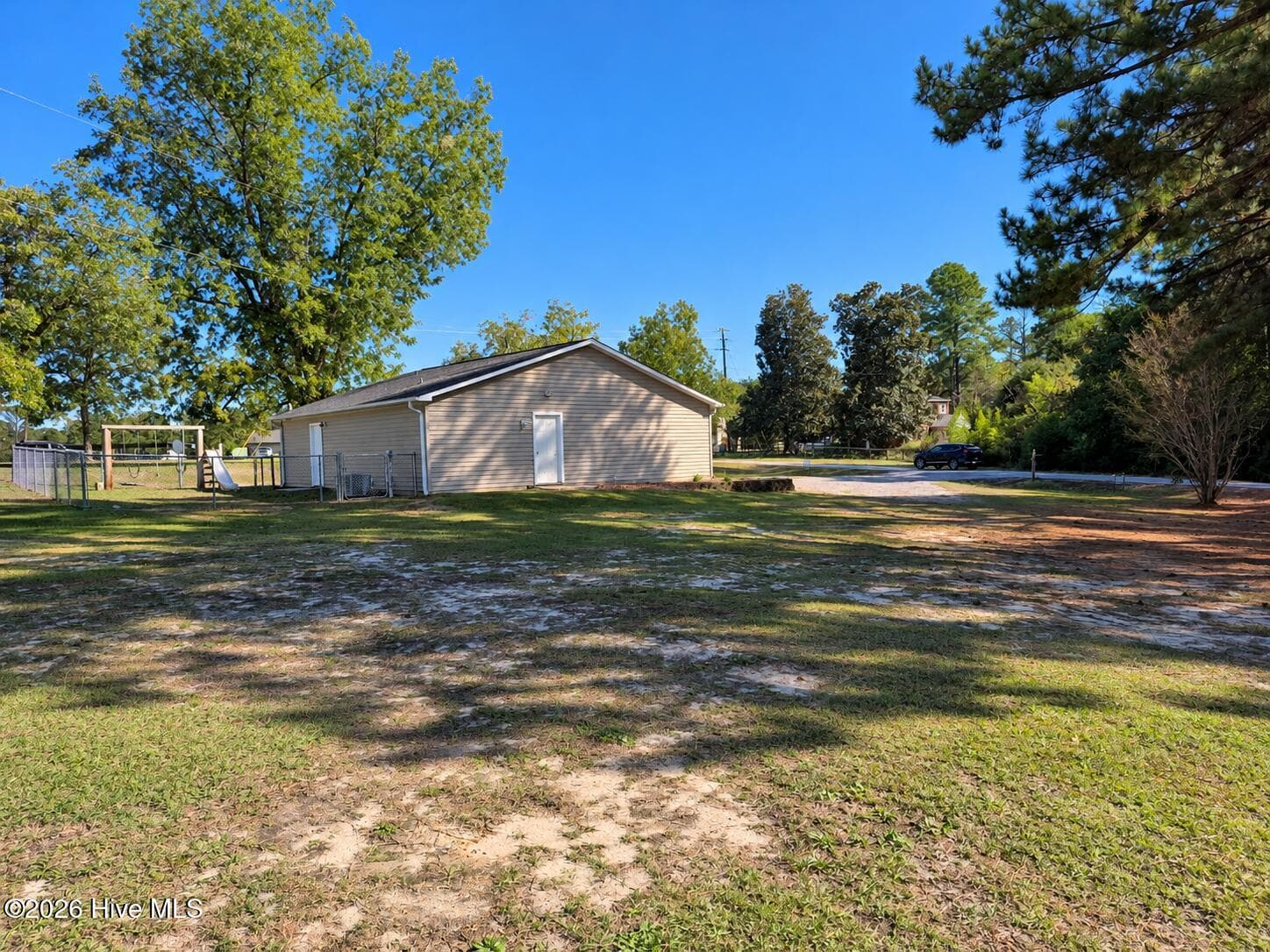 Left Side exterior and parking - 3133 Vass-carthage Road, Carthage, NC 28327