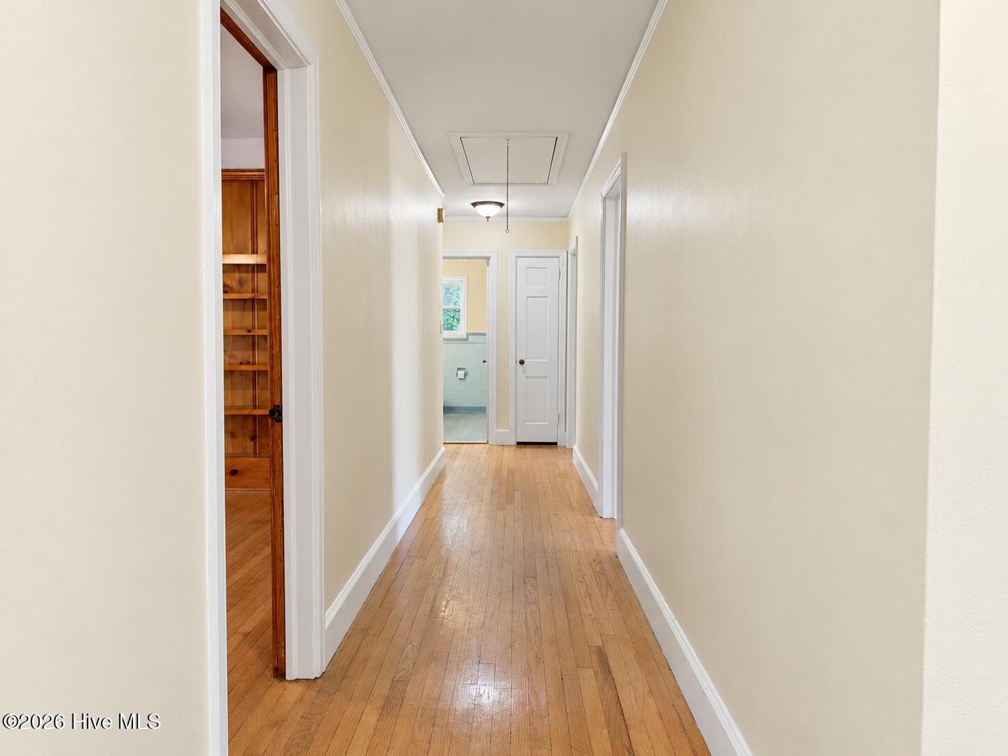 Hallway to bedrooms, accessed either through the kitchen or the formal living room. - 320 Northern Boulevard, Wilmington, NC 28401