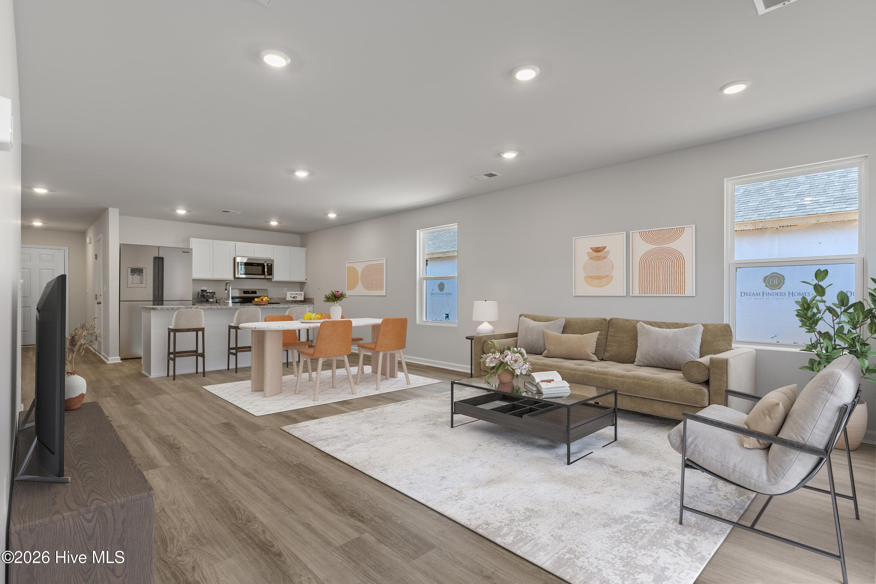 Virtual staged to show furniture placement; not actual home. - 7123 Woodline Drive SW, Sunset Beach, NC 28468