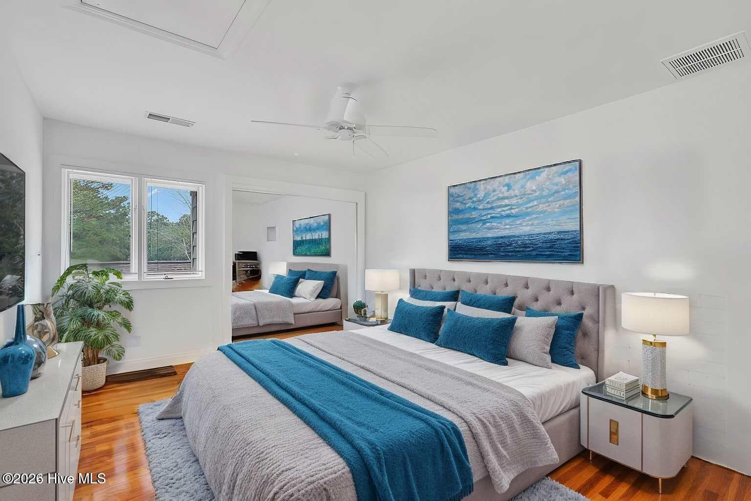Virtually staged Bedroom - 107 Egret Court, Hampstead, NC 28443