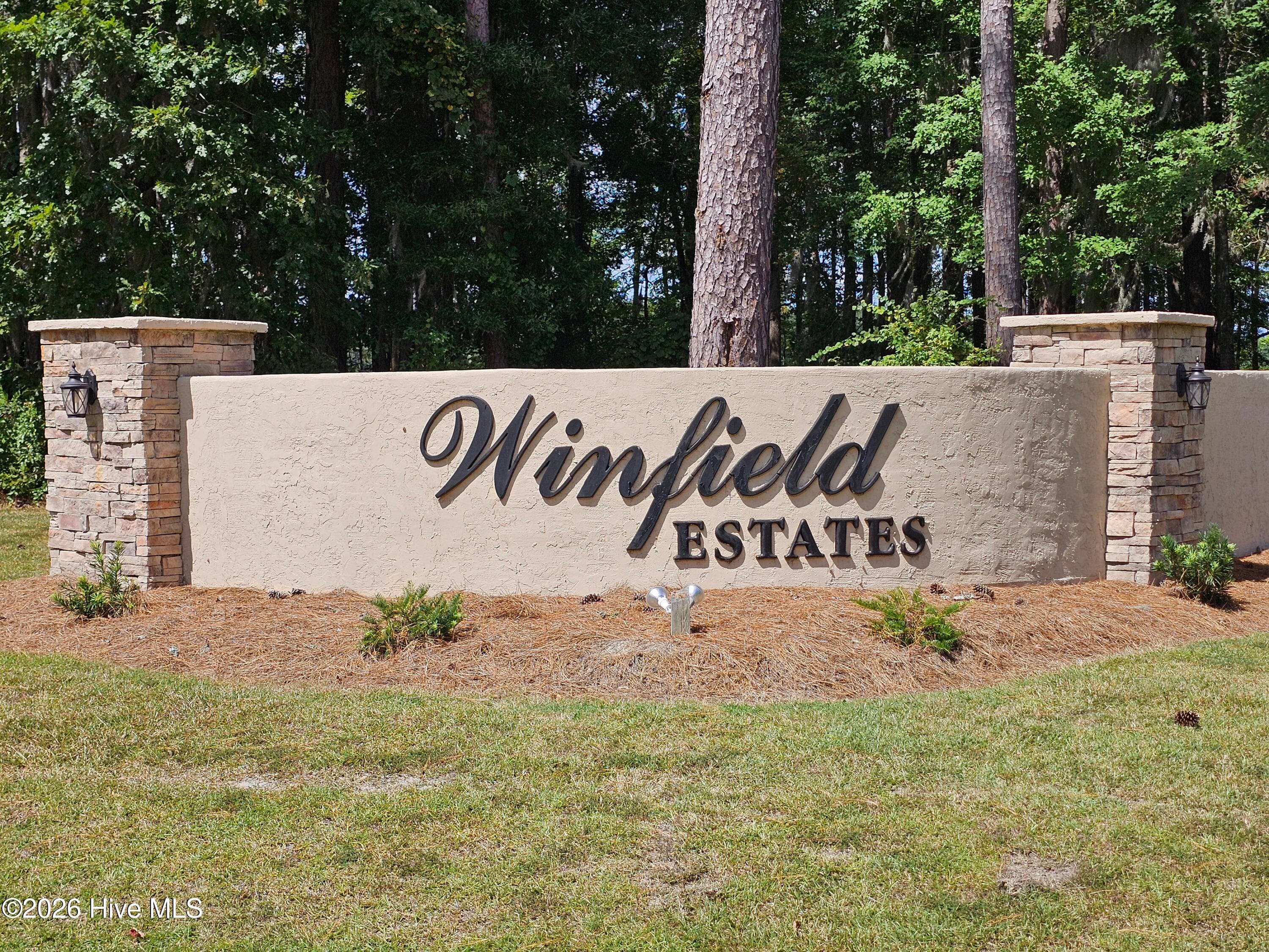 Community sign - Lot 21 21 Winfield Lane, Pinetown, NC 27865