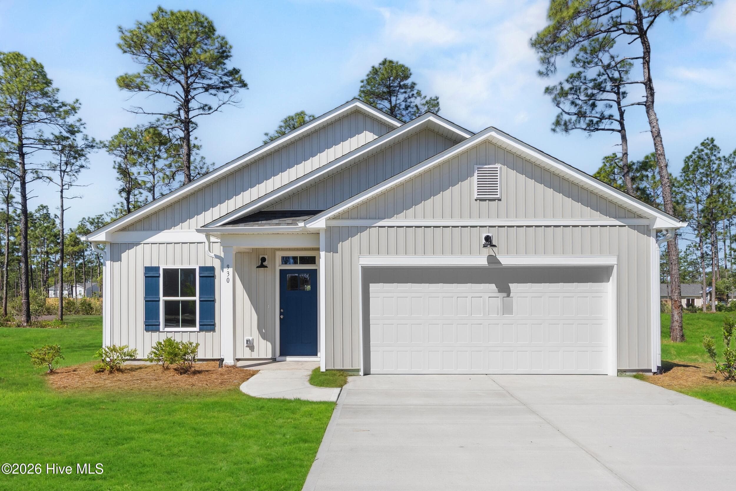 Home shown is a representation of the Highland floor plan with farmhouse elevation. - 4608 Swimming Lane 53, Shallotte, NC 28470, Shallotte
