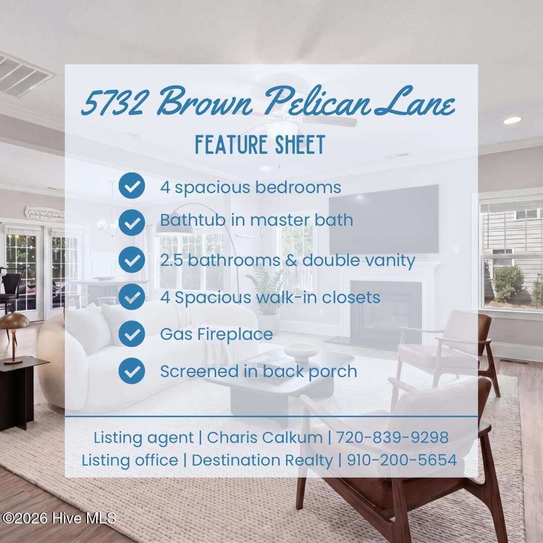 Single Family Residence at 5732 Brown Pelican Lane, Wilmington, NC 28409, photo 34 of 40