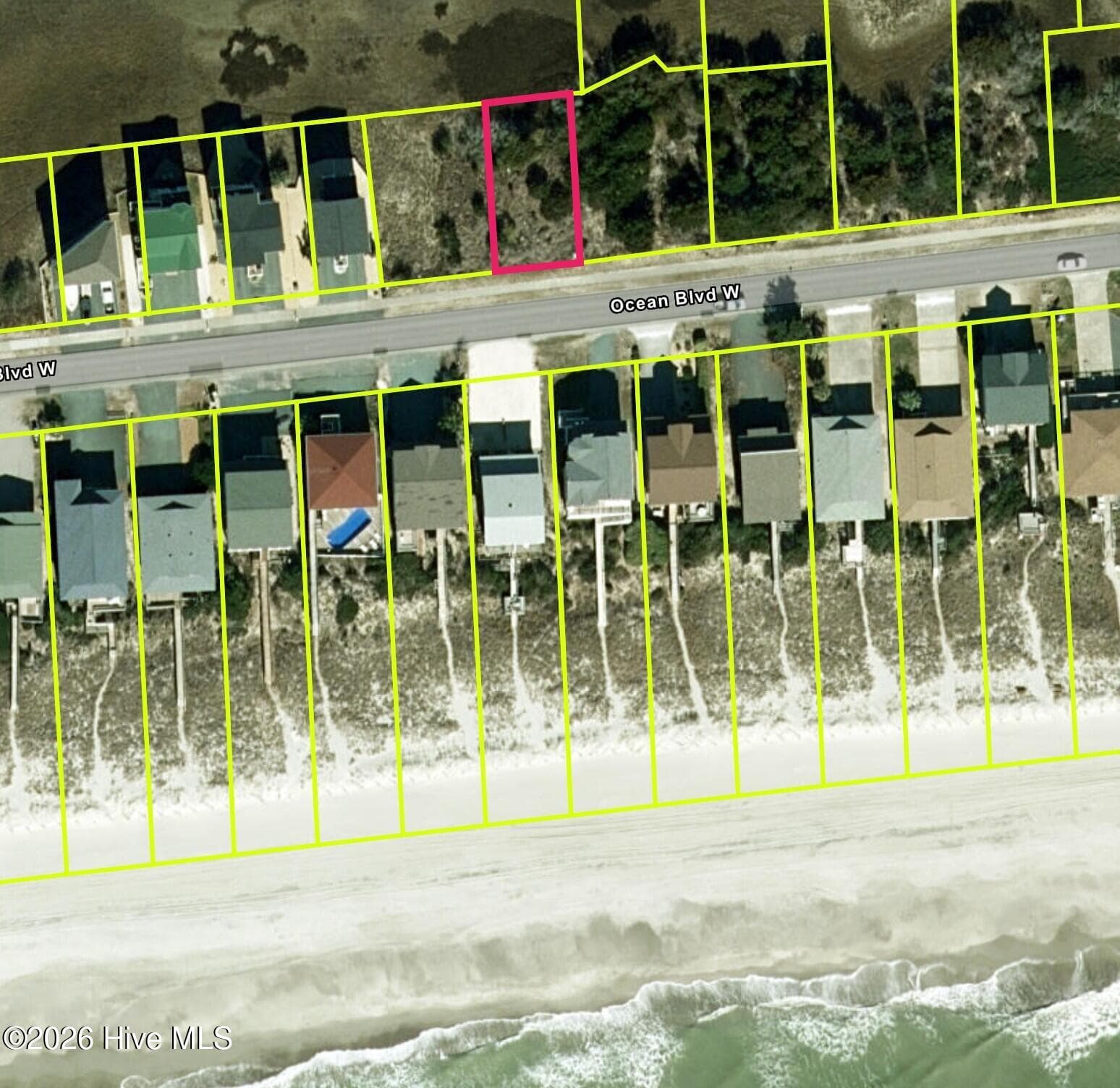 Residential Lot at 836 Ocean Boulevard W, Holden Beach, NC 28462, photo 6 of 6