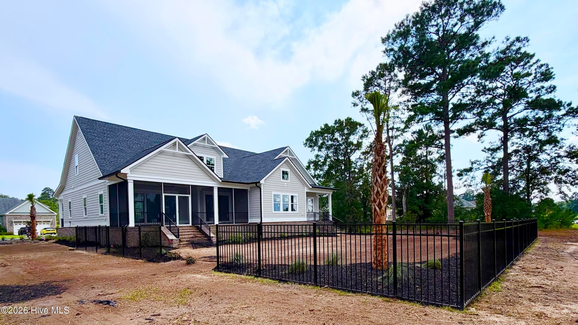 Rear view, under construction. - 550 Glenburnie Street NW, Calabash, NC 28467