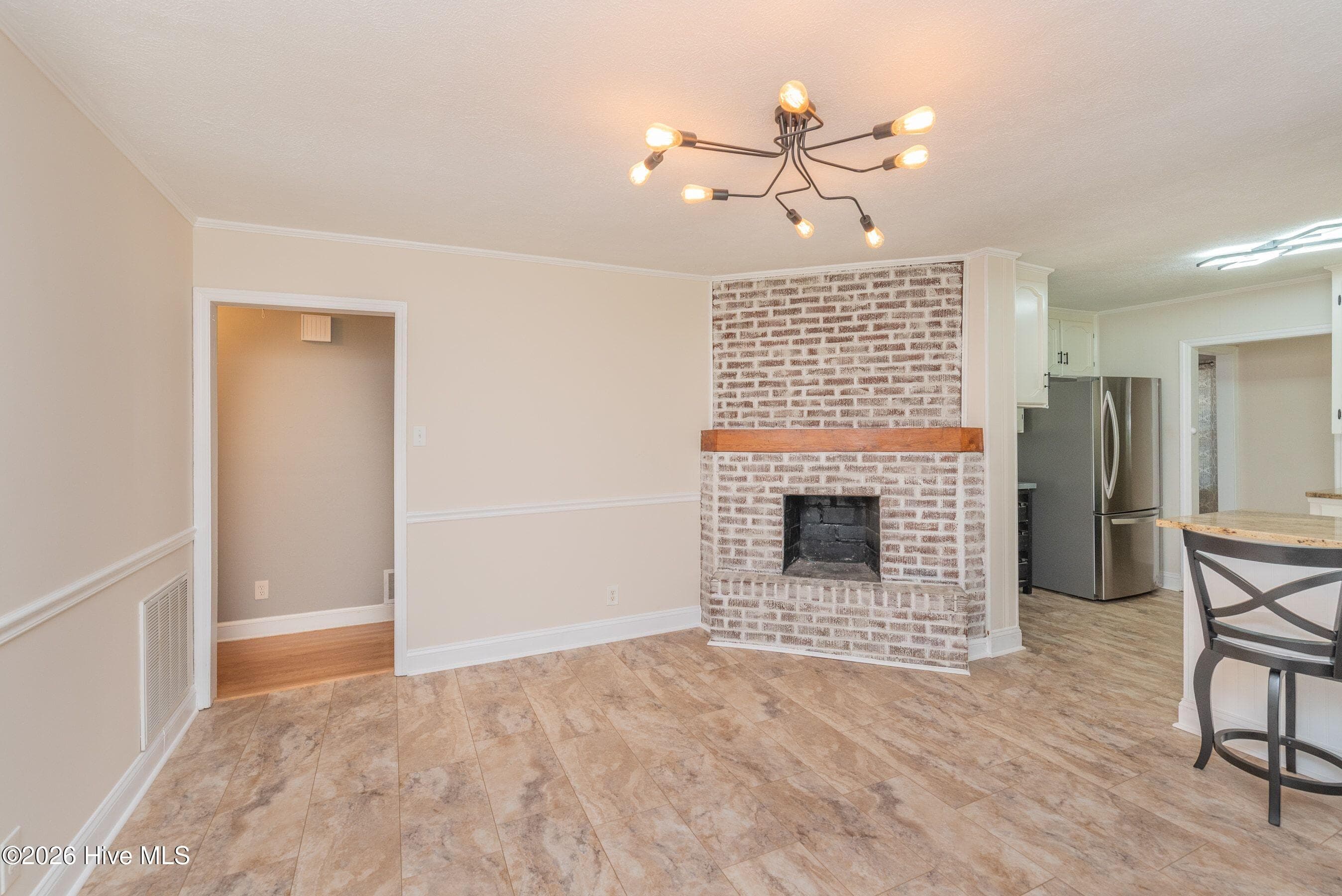 Den Fireplace(non-working) - 210 Dunbarton Circle SE, Aiken, SC 29803