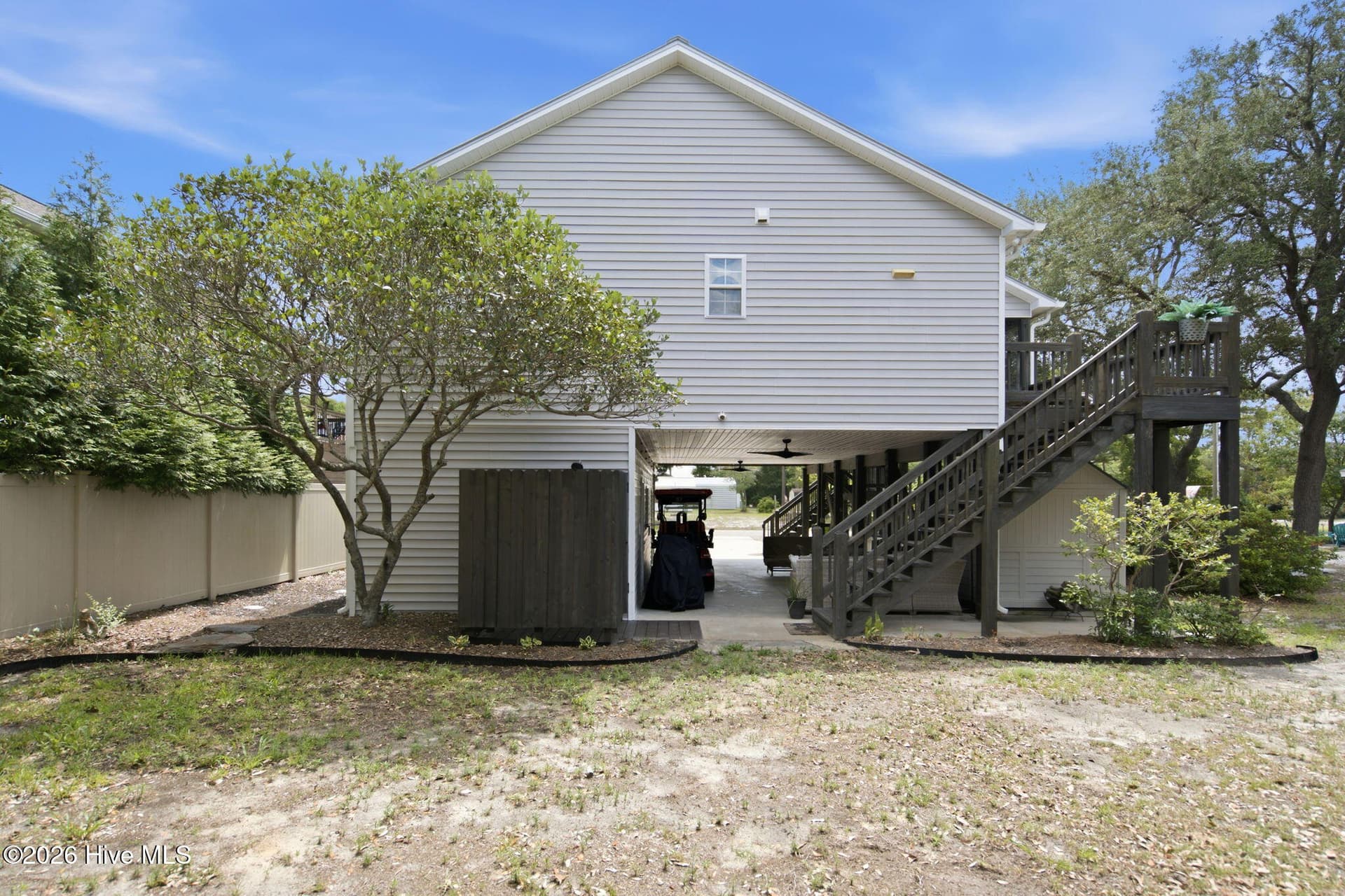 Backyard is a blank canvas - 101 NW 11th Street, Oak Island, NC 28465