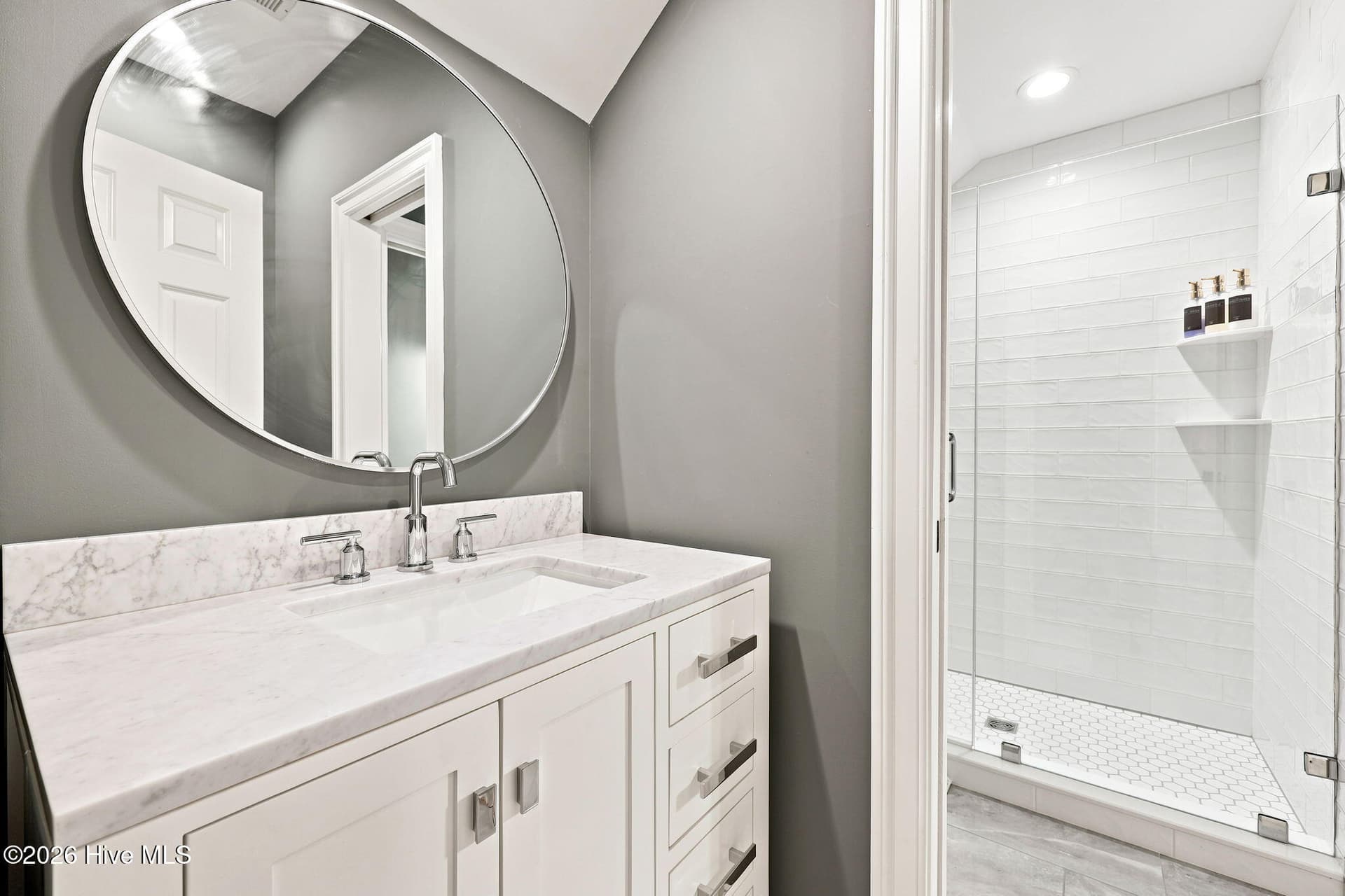 Upstairs bathroom - 102 Chesterfield Drive, Pinehurst, NC 28374