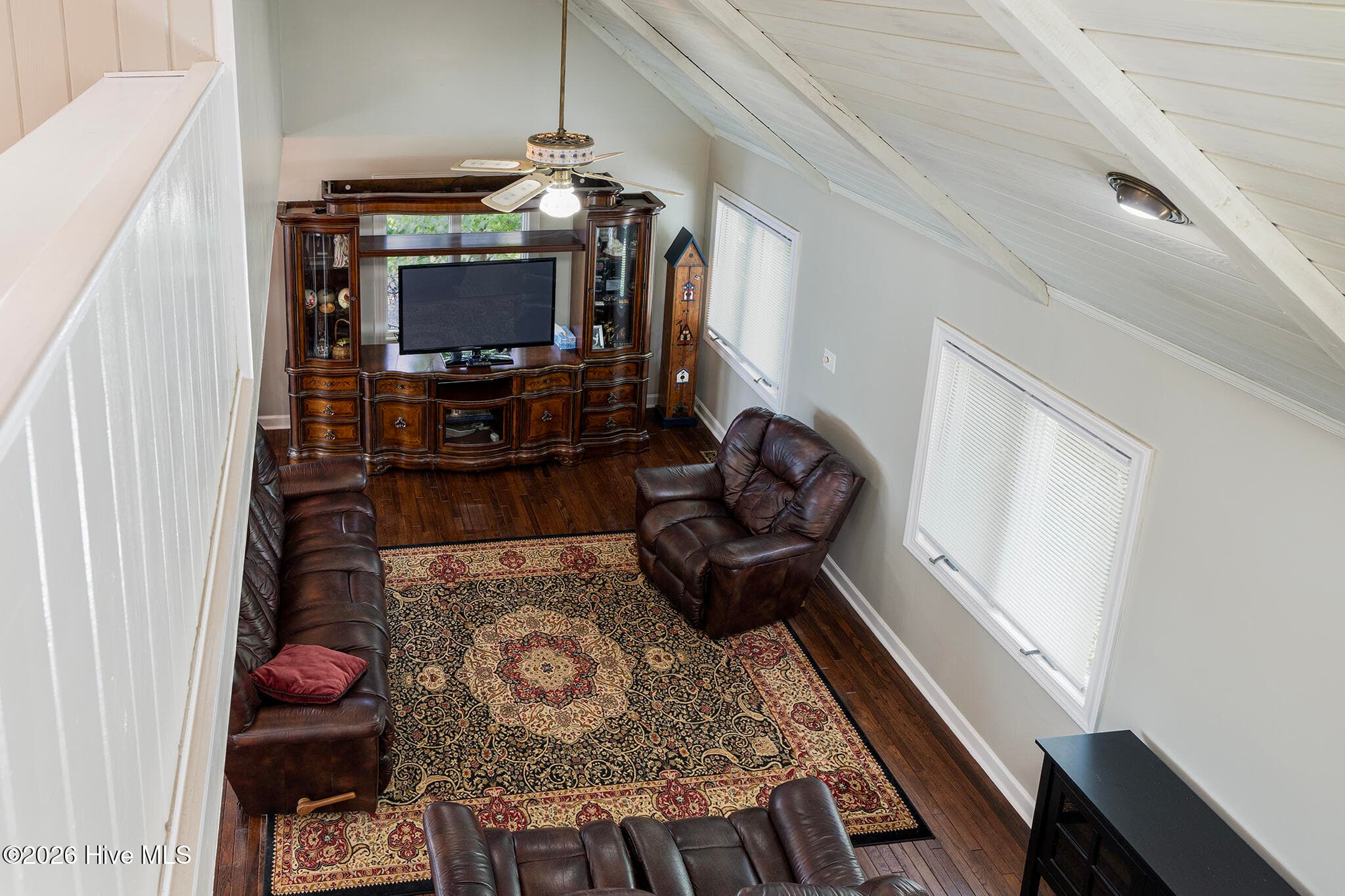 Living Room View from the Top Floor - 5616 Gondolier Drive, New Bern, NC 28560