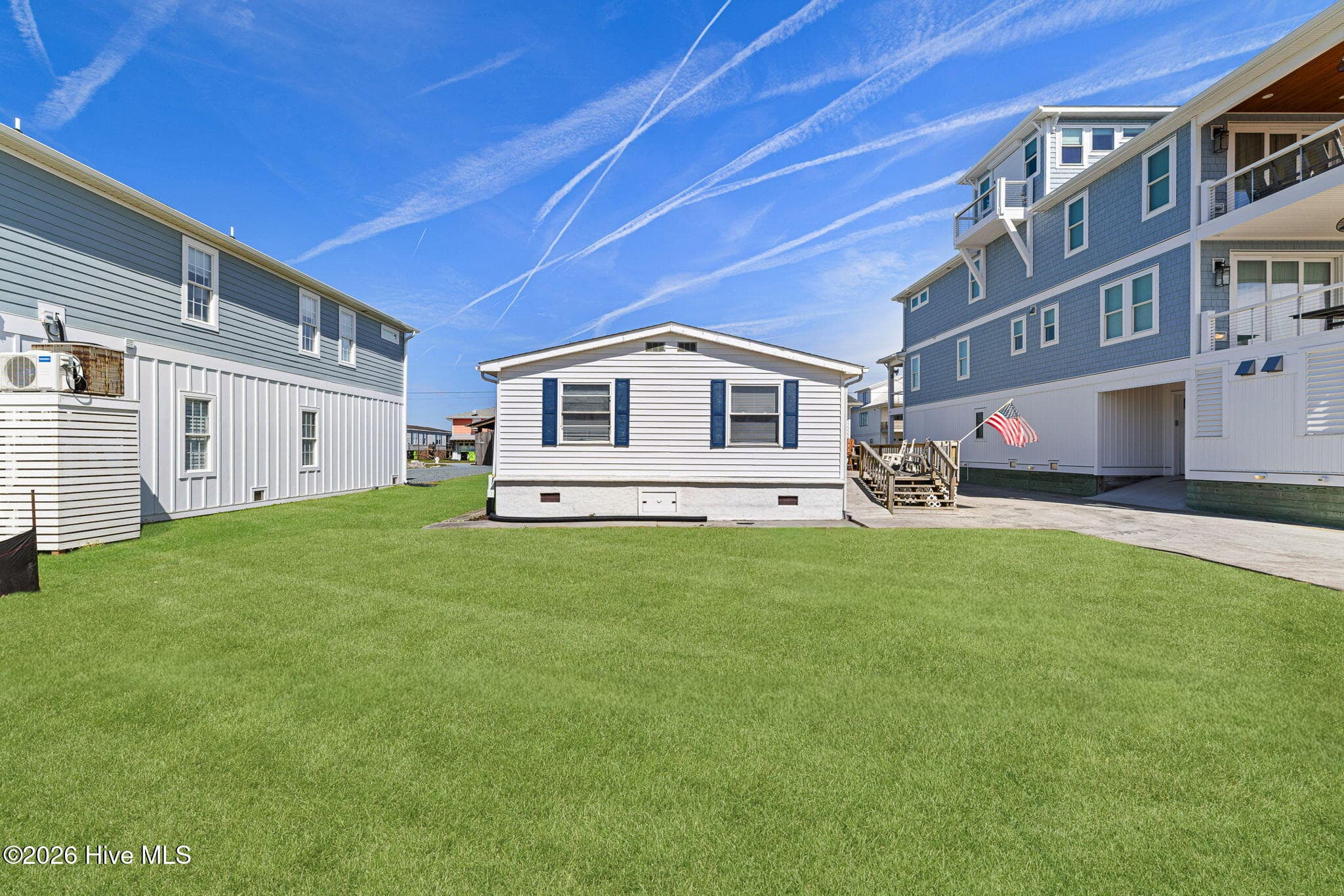 backyard- digitally enhanced grass - 9105 W 9th Street, Surf City, NC 28445